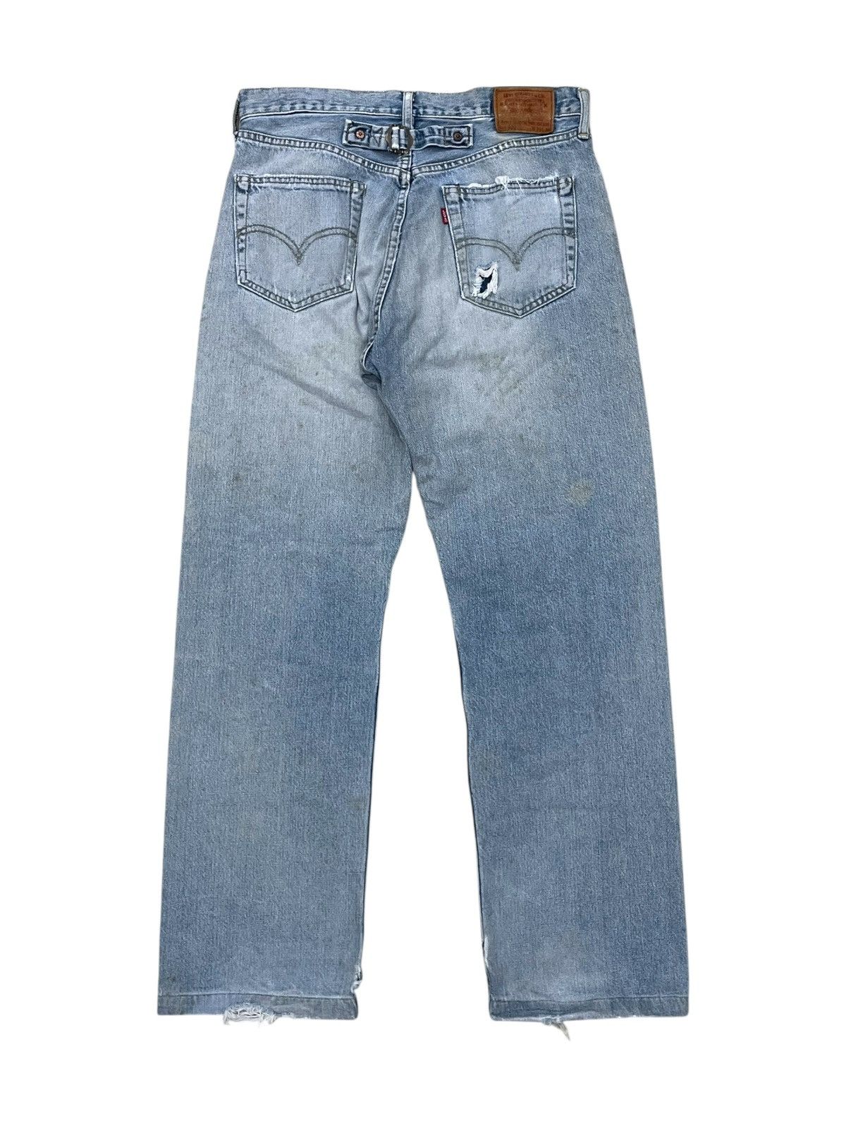 Levi's Vintage Levi's Big E 702 XX Distressed Selvedge Denim Japan Size US 33 - 1 Thumbnail