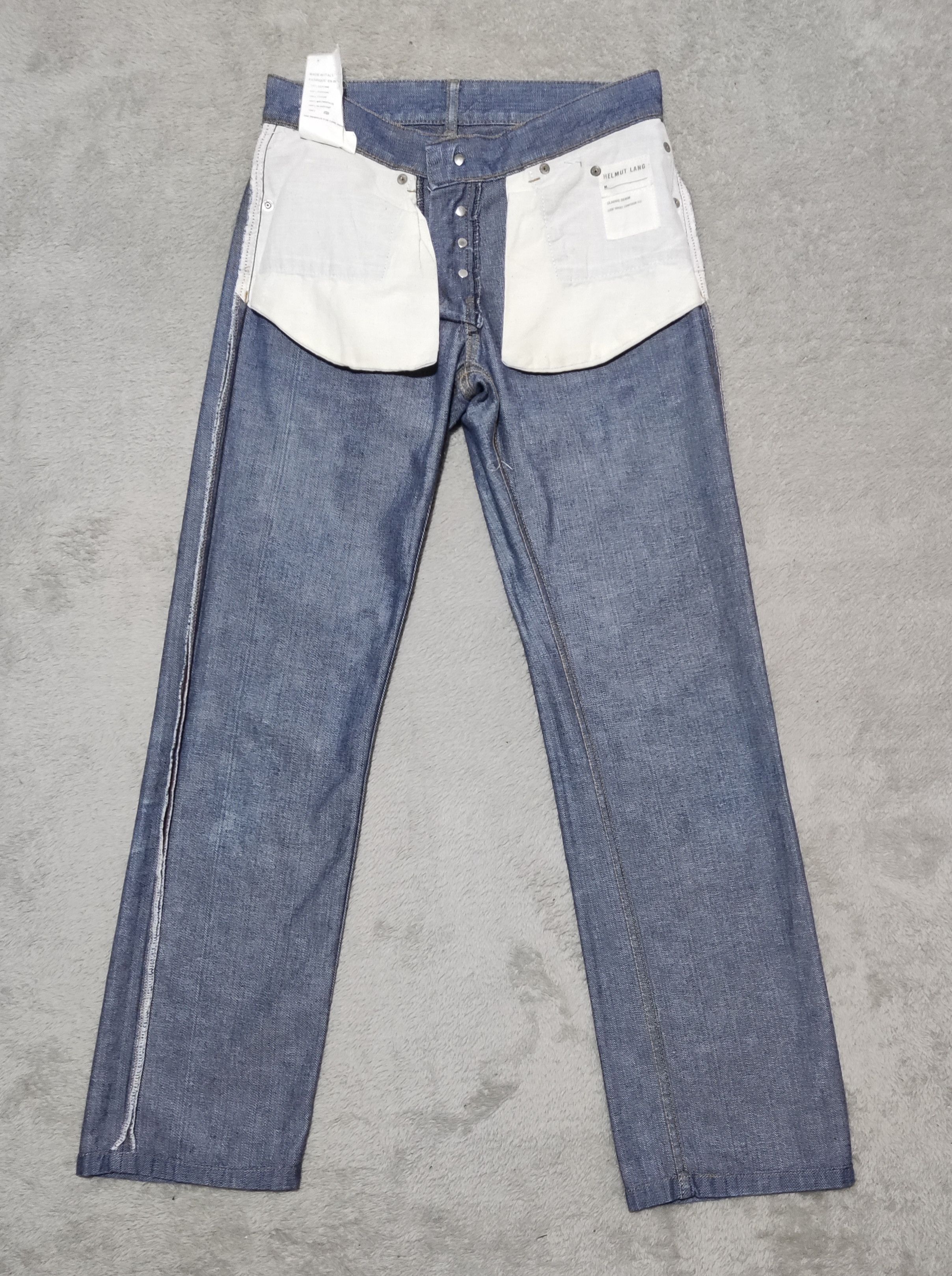 Helmut Lang Vintage Helmut Lang Classic Denim Low Waist Contour Fit Size US 28 / EU 44 - 13 Thumbnail