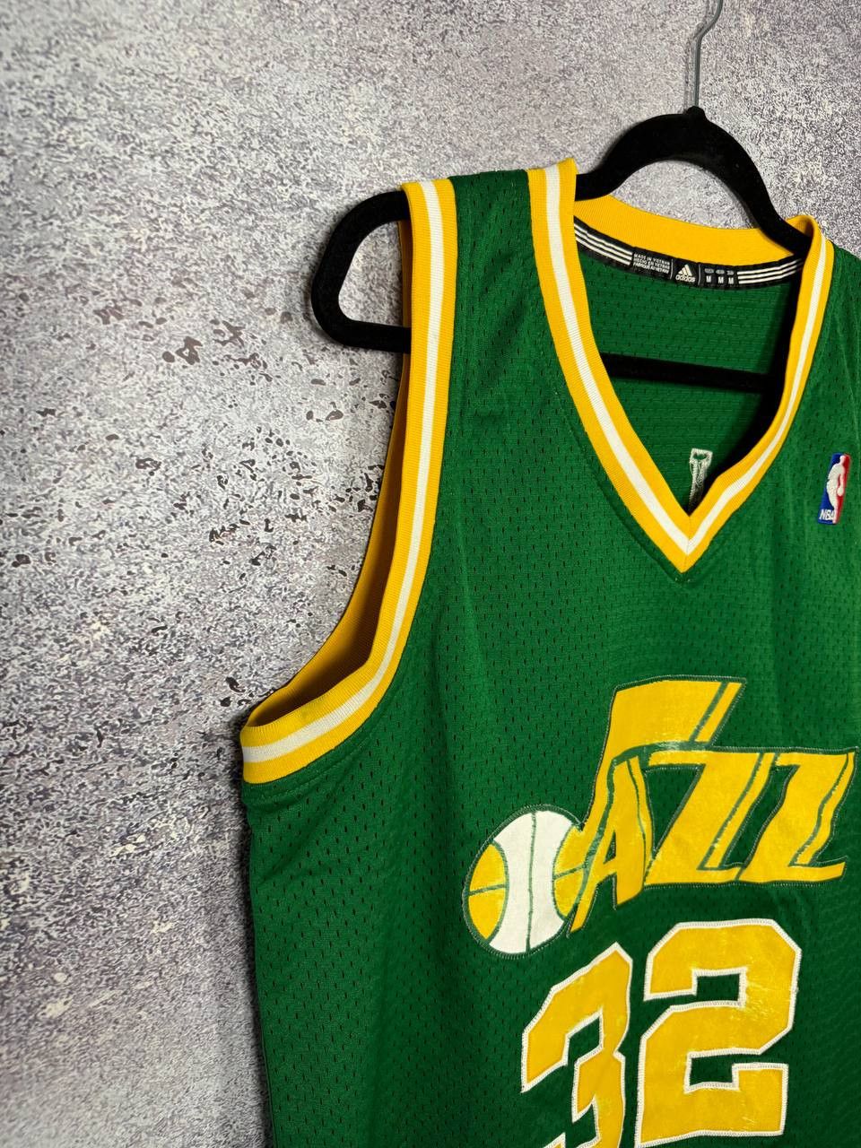 Adidas × NBA CARL MALONE Utah Jazz 2013 NBA Adidas Jersey Size US M / EU 48-50 / 2 - 8 Thumbnail