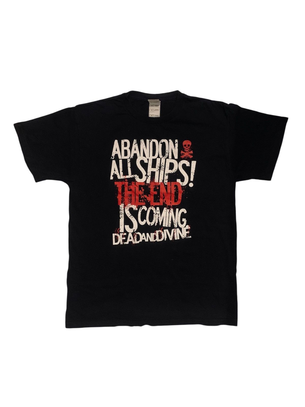 Band Tees Abandon All Ships & Dead and divine tour metalcore band tee Size US M / EU 48-50 / 2 - 1 Thumbnail