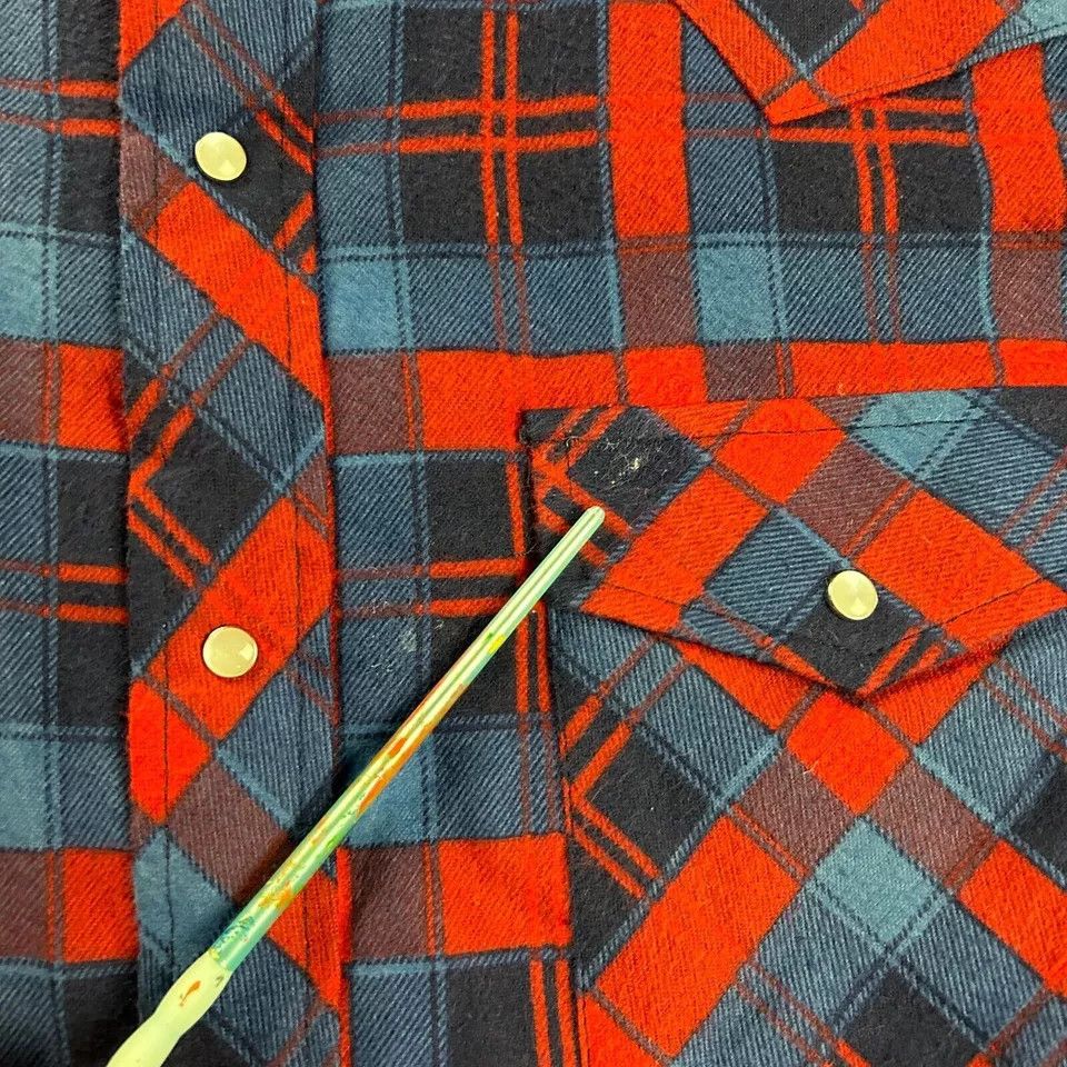 Other American Hero Jacket Men M Plaid Flannel Shacket Pearl Snap Size US M / EU 48-50 / 2 - 3 Thumbnail