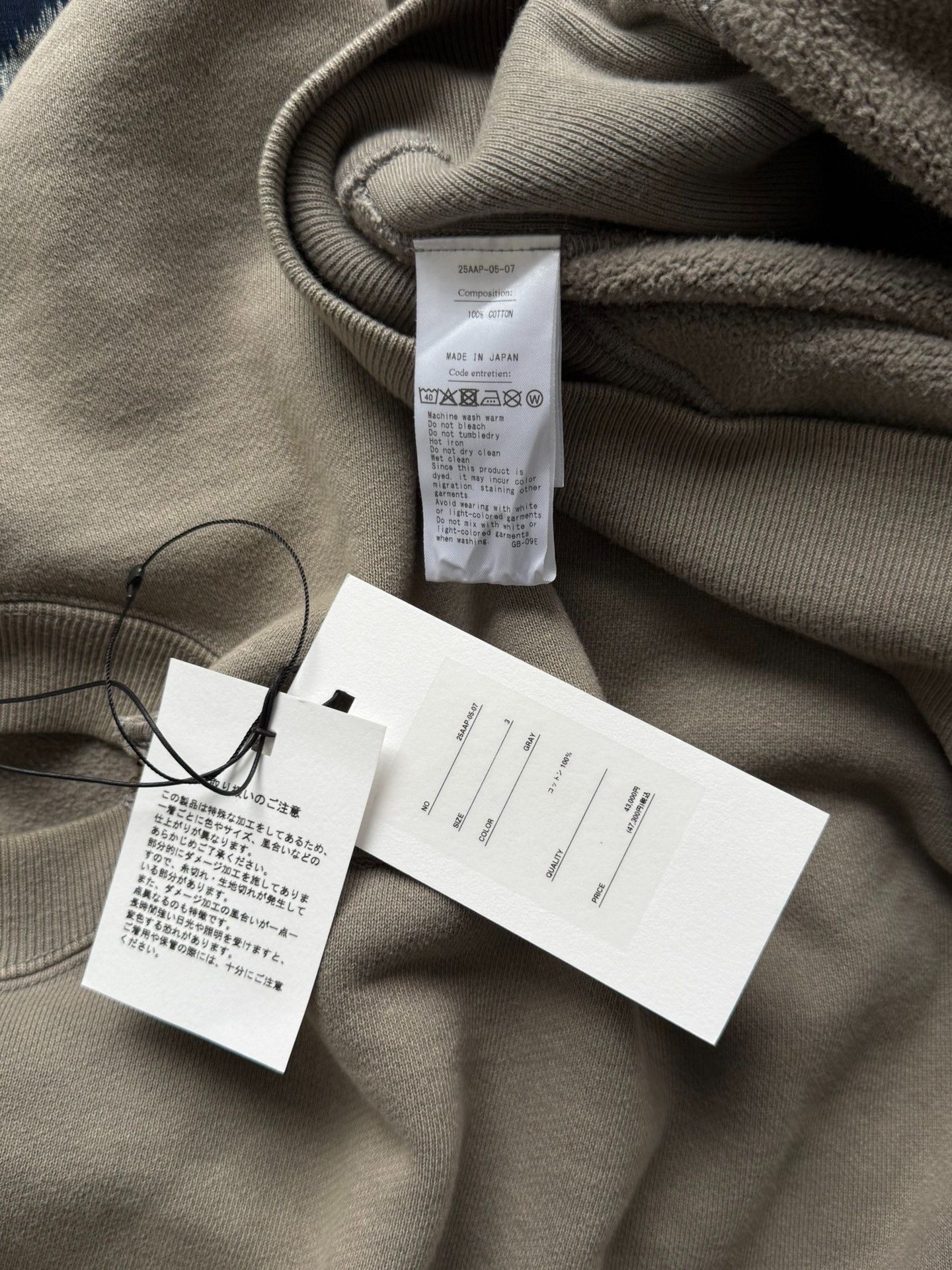 A.PRESSE A.PRESSE 25aw Vintage Half Zip Rib Sweater Size US L / EU 52-54 / 3 - 9 Thumbnail