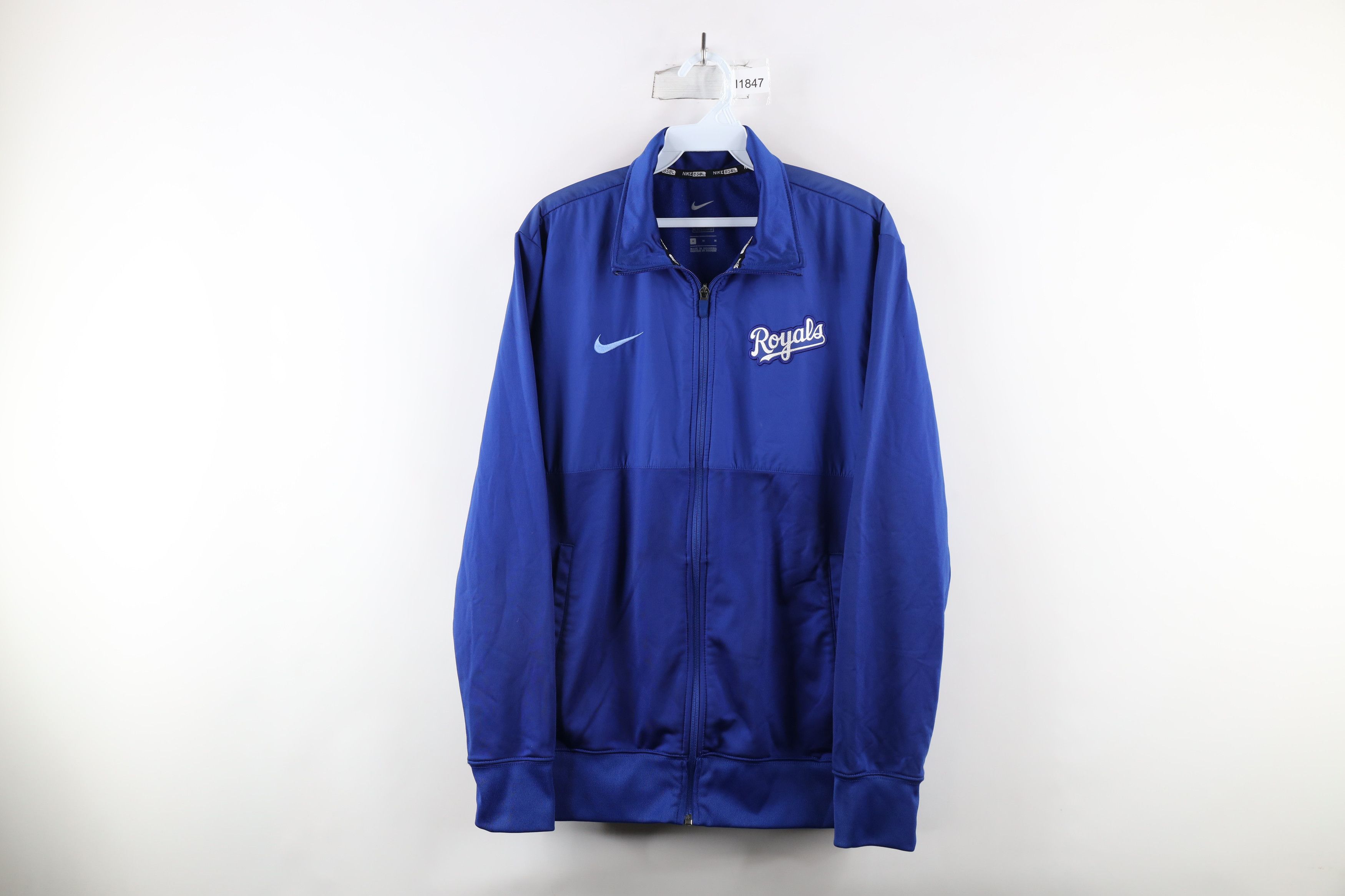 Nike × Vintage Nike Baseball Kansas City Royals Full Zip Jacket Blue Size US M / EU 48-50 / 2 - 1 Thumbnail