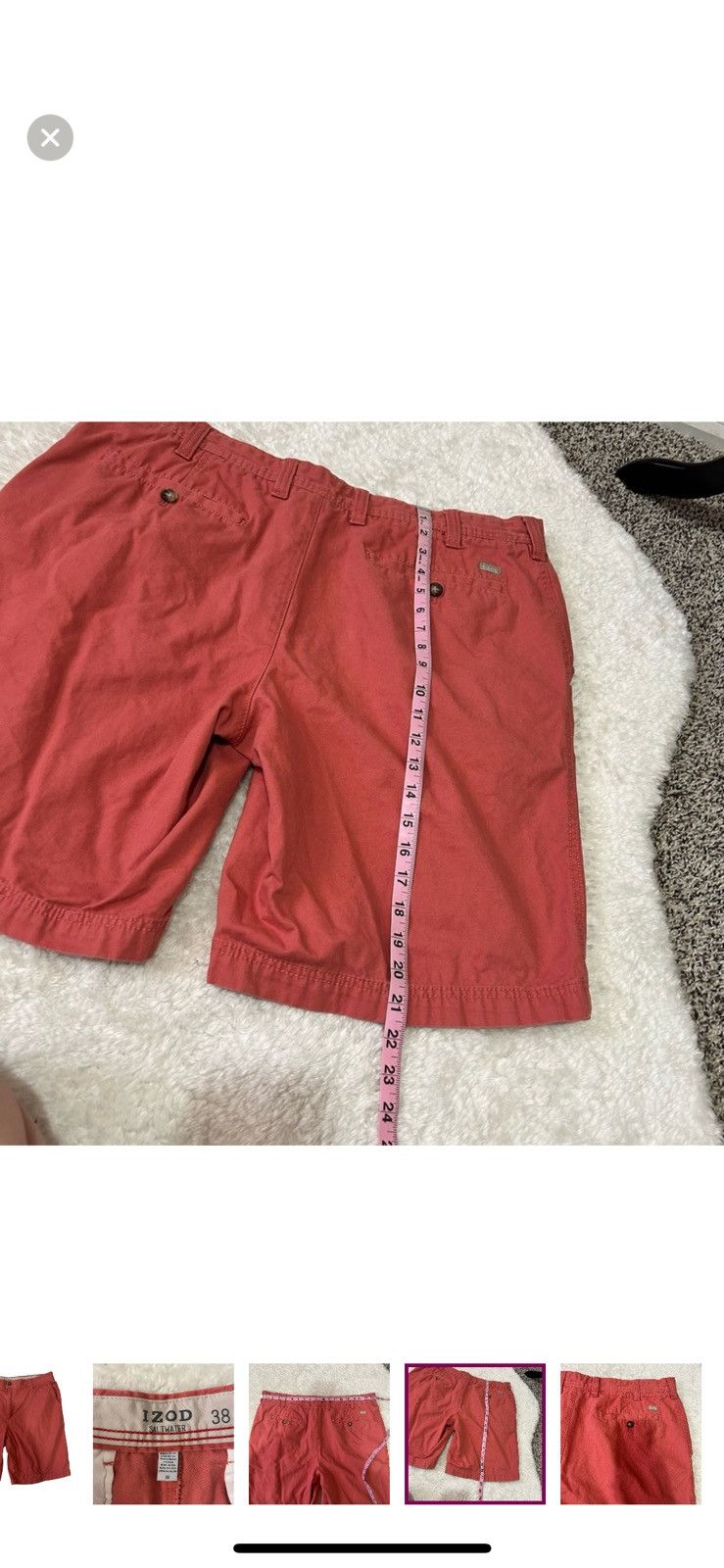 Izod Izod saltwater chino shorts size 38 Size US 38 / EU 54 - 2 Thumbnail