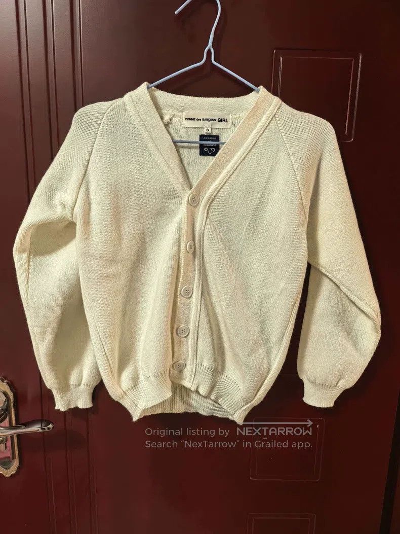 Comme des Garcons Comme Des Garcons Beige knitted cardigan Size S / US 4 / IT 40 - 1 Thumbnail