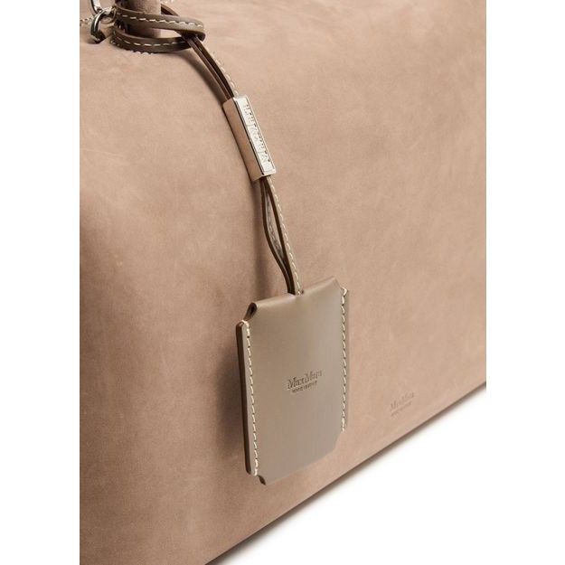 Max Mara MAX MARA Holdall Beige Suede Top Handle Bag New/Authentic Size ONE SIZE - 6 Thumbnail
