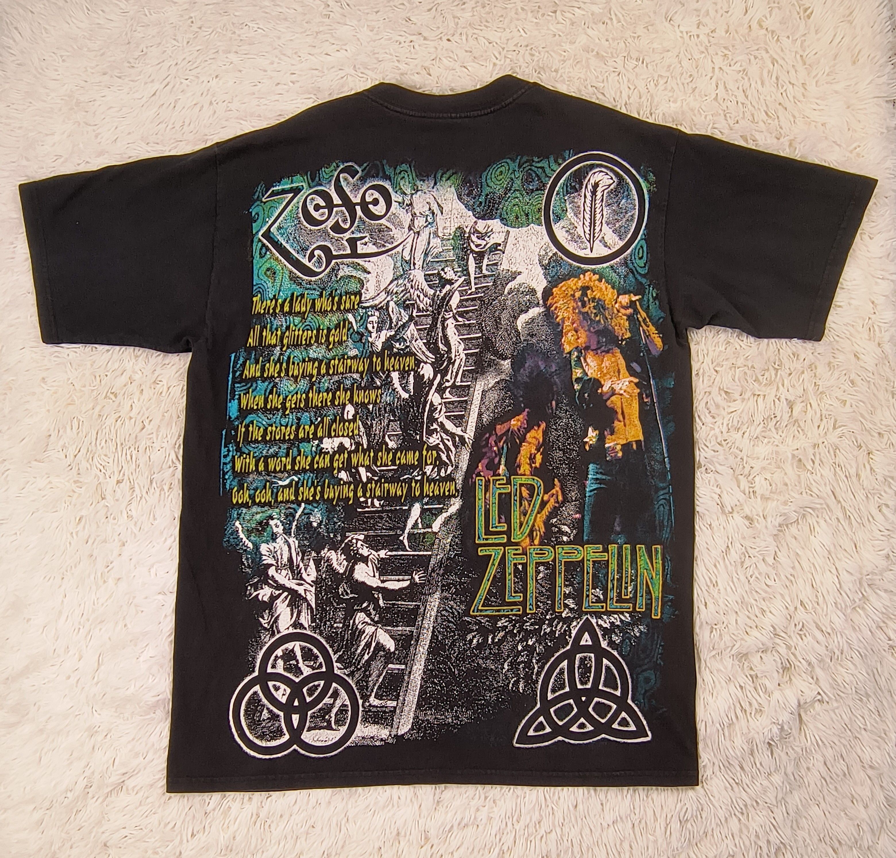 Band Tees Vintage AOP Resurreccion Led Zeppelin tee Size US L / EU 52-54 / 3 - 6 Thumbnail