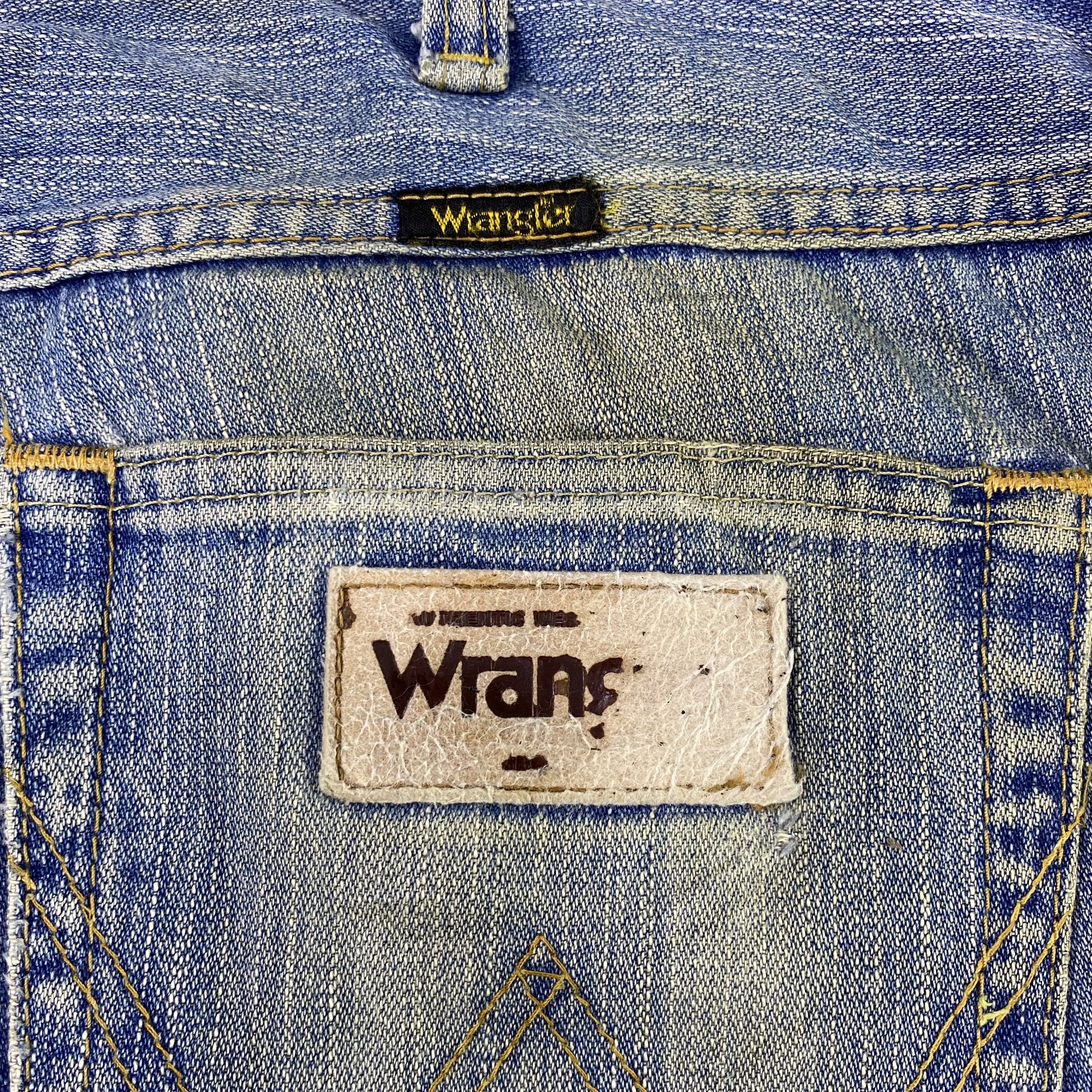 Jean × Vintage × Wrangler Vintage wrangler Distressed Blue Wash jeans-J1160 Size US 38 / EU 54 - 11 Thumbnail