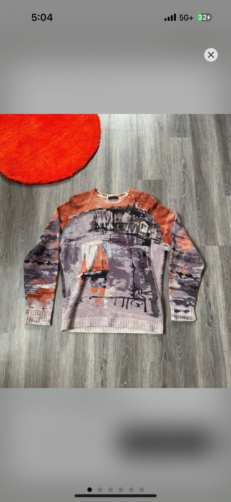 Prada Village Sweater Grailed