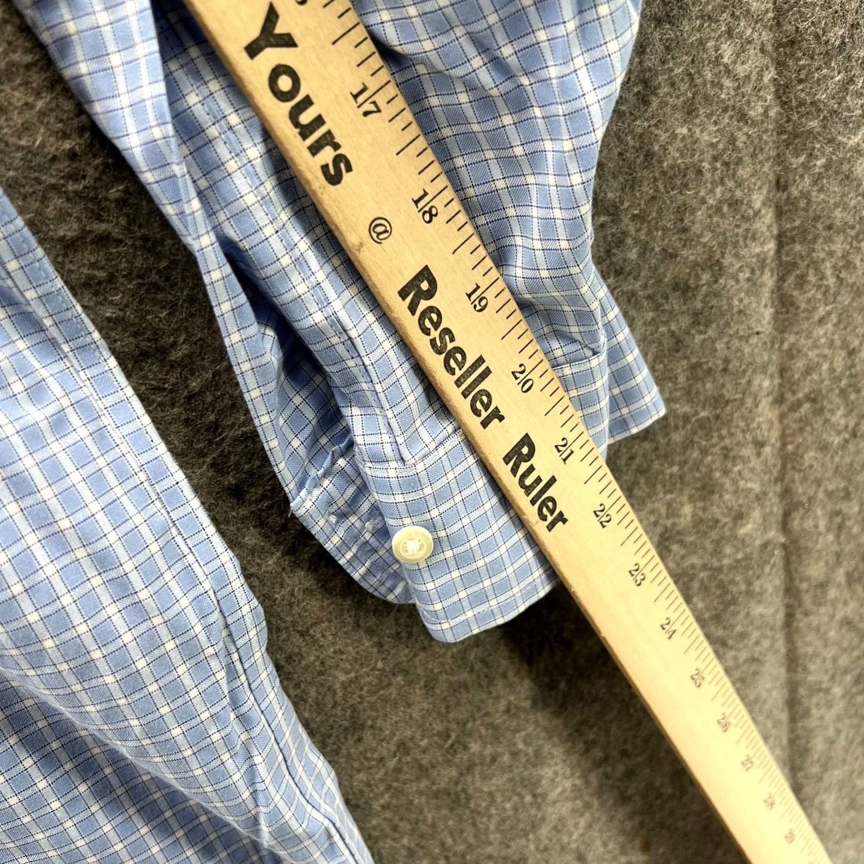 Brooks Brothers VINTAGE Brooks Brothers Shirt Men 18.5 34 Blue Gingham Regent Madison Poplin Button-Down Shirts Mens Regular Blue Pattern Check Long Sleeve Collared Size US XXL / EU 58 / 5 - 4 Thumbnail