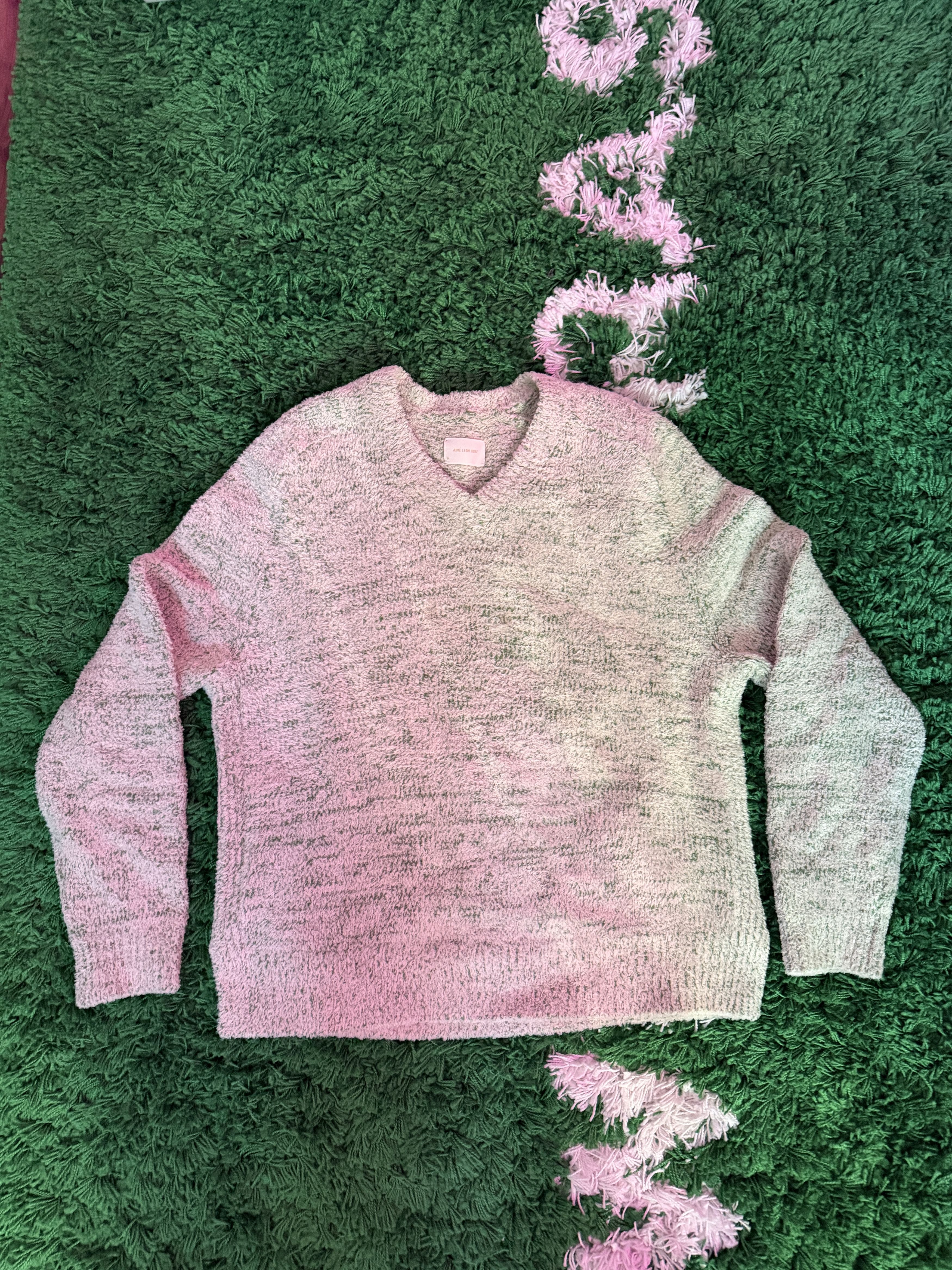Aime Leon Dore Marled V Neck Sweater Size US M / EU 48-50 / 2 - 1 Thumbnail