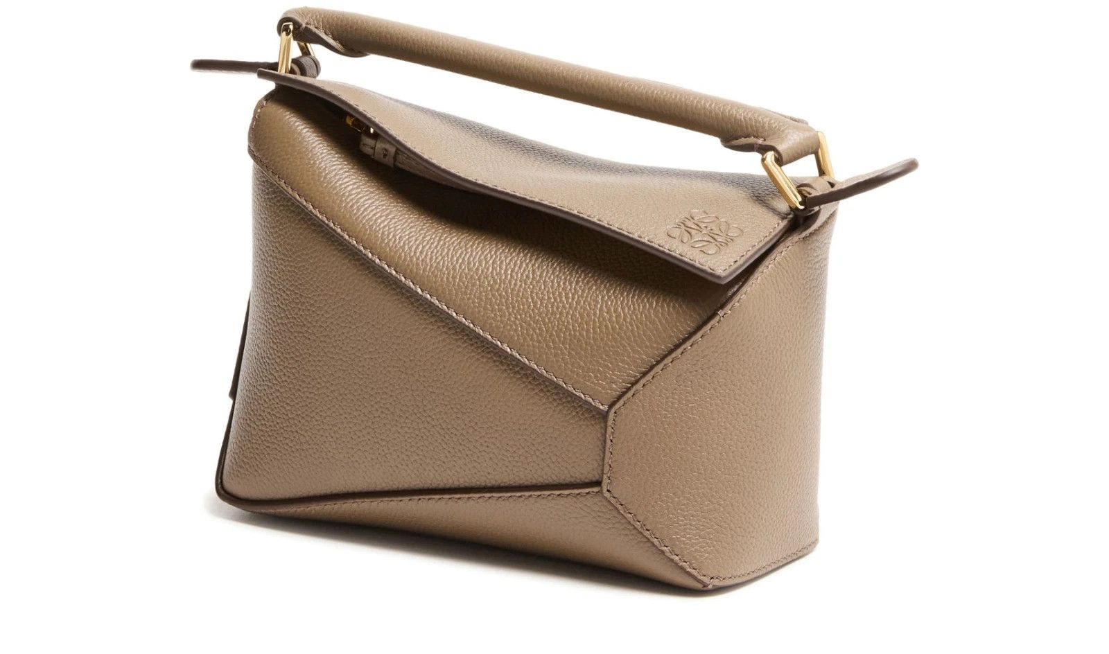 Loewe LOEWE Puzzle Edge Mini Taupe Leather Handbag NWT Size ONE SIZE - 1 Thumbnail