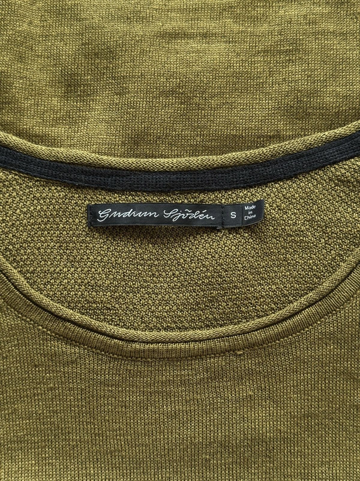 Gudrun Sjoden Gudrun Sjoden 100% wool avant garde khaki tunic sweater Size S / US 4 / IT 40 - 8 Thumbnail