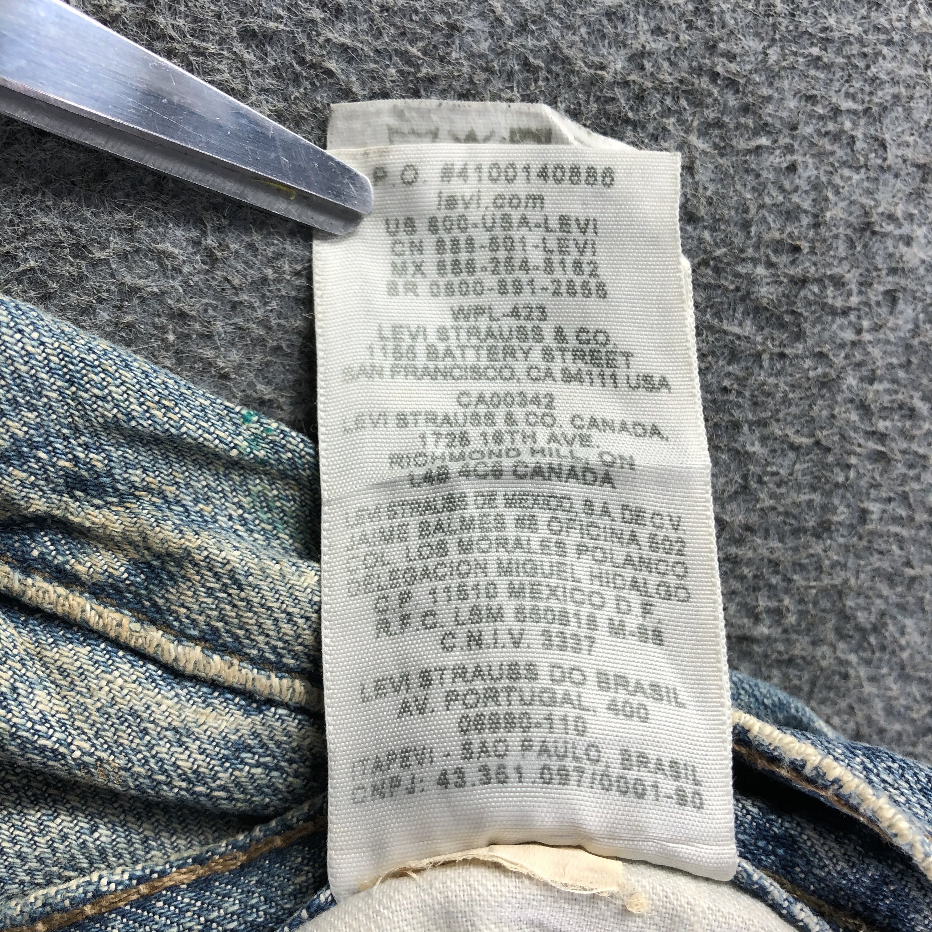 Levi's Vintage Levis 559 Jeans-J3291 Size US 37 - 13 Thumbnail