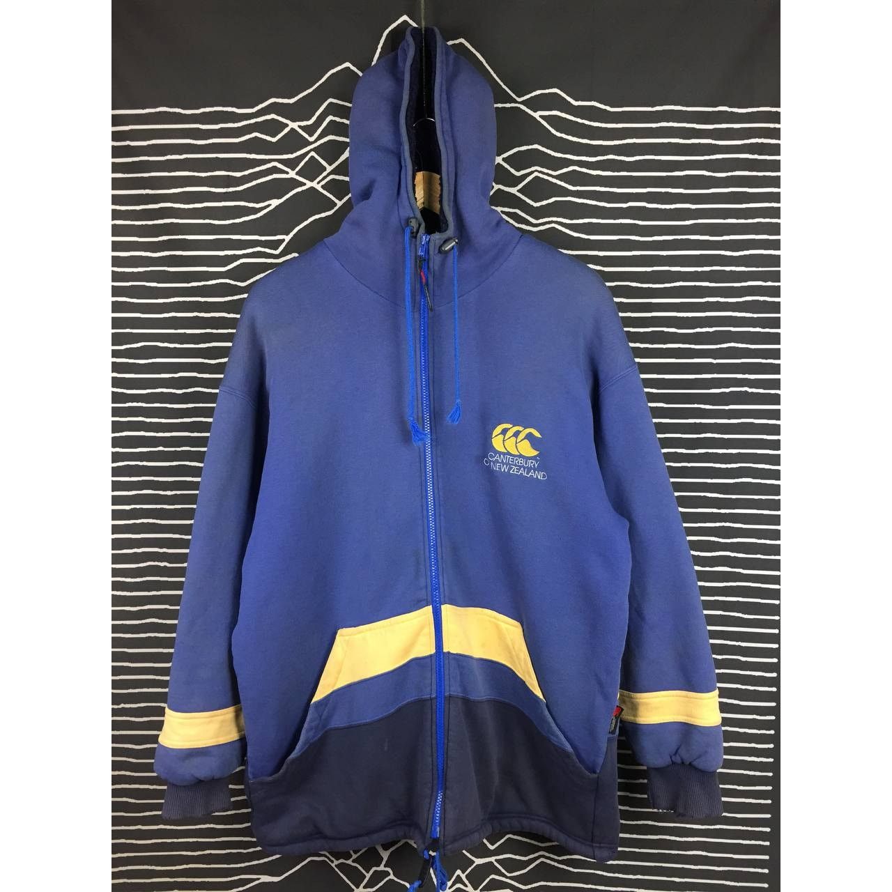 Canterbury of New Zealand × Vintage Vtg Canterbury of New Zealand Sherpa Lining Rugby Hoodie Size US L / EU 52-54 / 3 - 2 Thumbnail