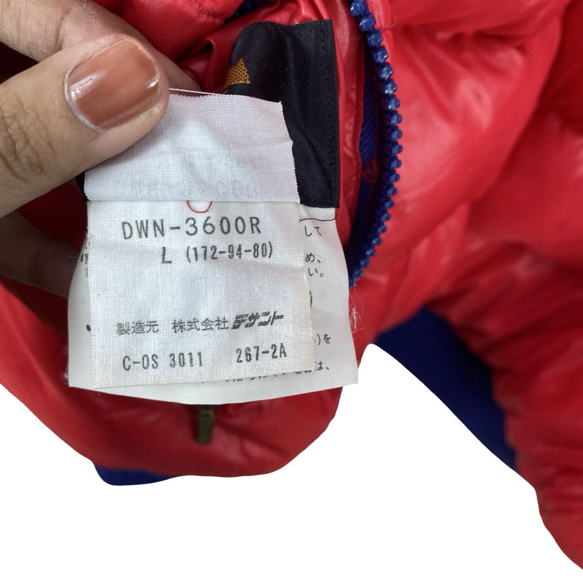 Descente Vintage DESCENTE Puffer Bomber Jacket Collar Duck Down Ski Size US L / EU 52-54 / 3 - 11 Thumbnail