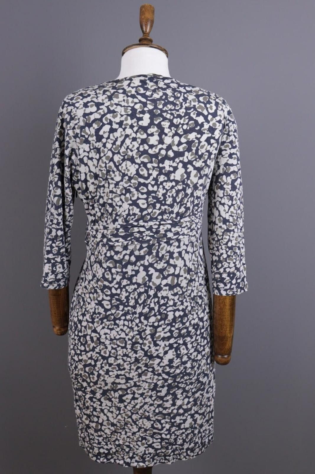 Designer Weekend Max Mara Blue Designer Cocktail Sheath Dress Size L Size L / US 10 / IT 46 - 9 Thumbnail