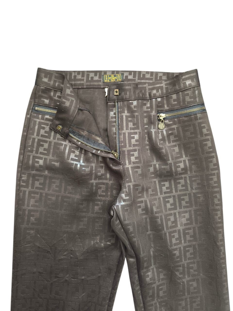 Fendi Vtg Fendi Monogram Pants Size US 30 / EU 46 - 4 Thumbnail