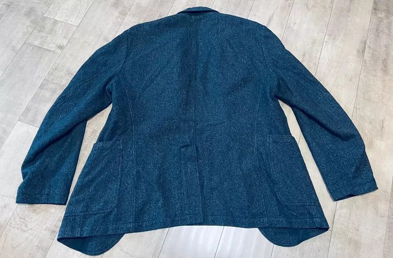 RRL Ralph Lauren RRL Ralph Lauren Snowflake blue dyed Indigo workwear suit Size 52R - 2 Thumbnail