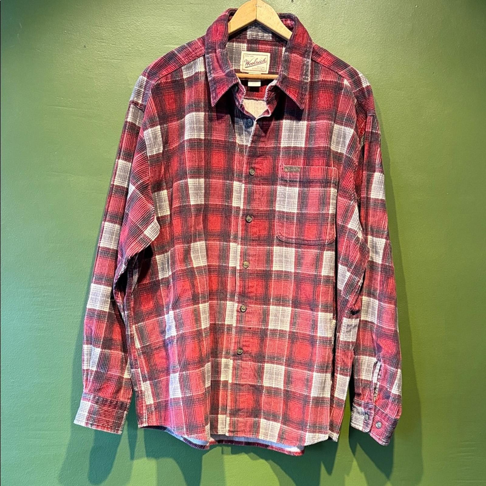 Pendleton Vintage Woolrich Corduroy Plaid Button Down Shirt Size US XL / EU 56 / 4 - 1 Thumbnail