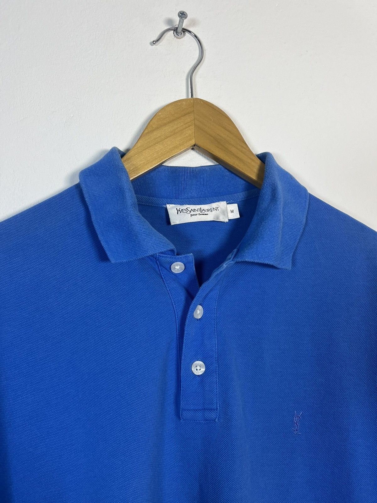 Yves Saint Laurent Yves Saint Laurent Pour Homme Shirt Polo Vintage Logo Size US M / EU 48-50 / 2 - 6 Thumbnail