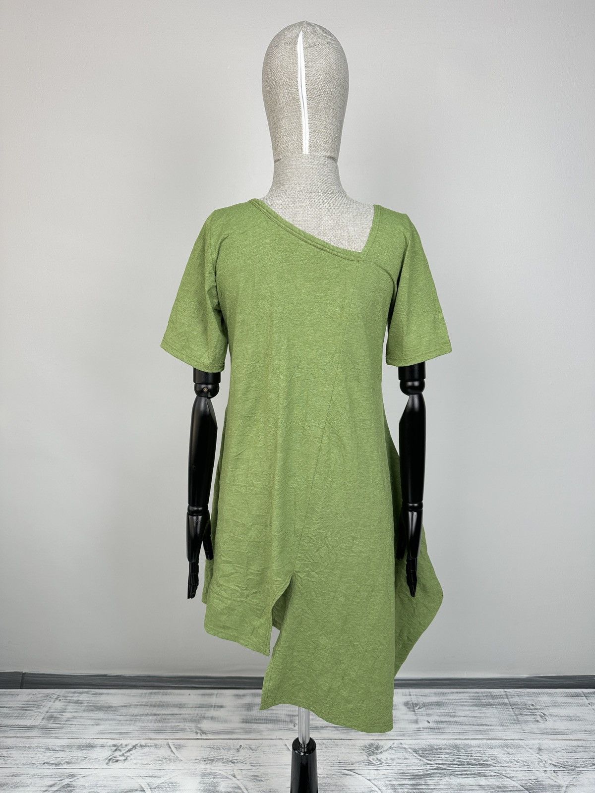 Other LIKA SCHMODSIEN Avant Garde Lagenlook Asymmetric Tunic Dress Size M / US 6-8 / IT 42-44 - 2 Thumbnail
