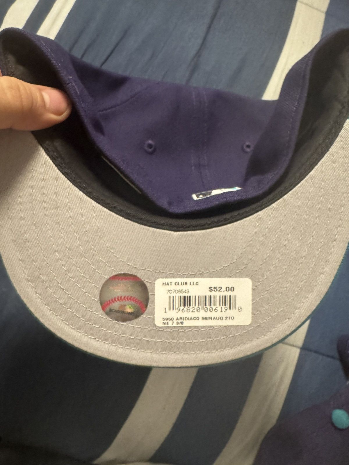 Hat Club ARIZONA DIAMONDBACKS HATCLUB NEW ERA 59FIFTY Jersey Hat Size ONE SIZE - 4 Thumbnail