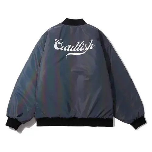 Vintage Reflective Bomber Jacket Size US M / EU 48-50 / 2 - 2 Thumbnail