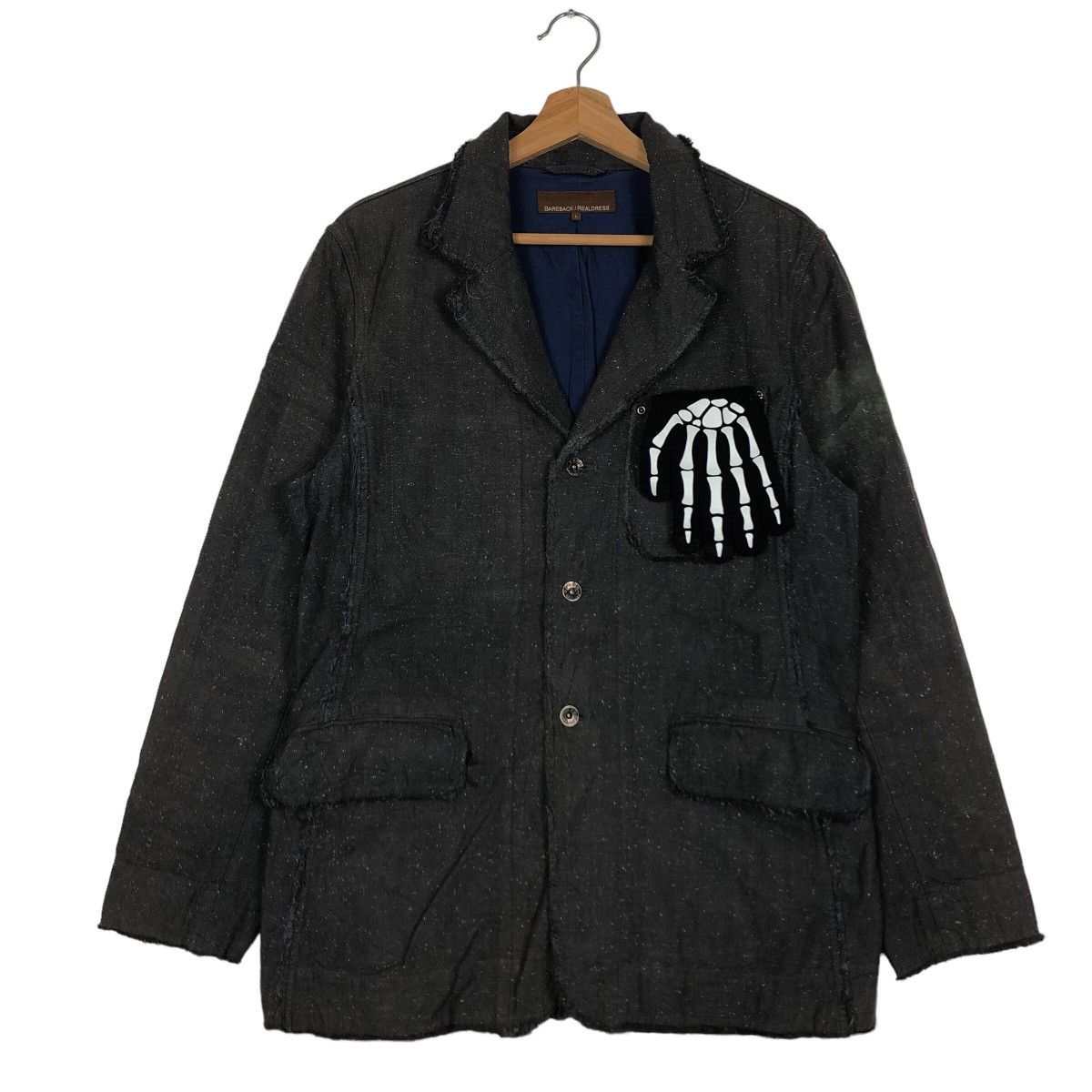 Issey Miyake 🔥Hikory Chore Jacket Double Breast Bareback Readless Japan Size US L / EU 52-54 / 3 - 2 Thumbnail
