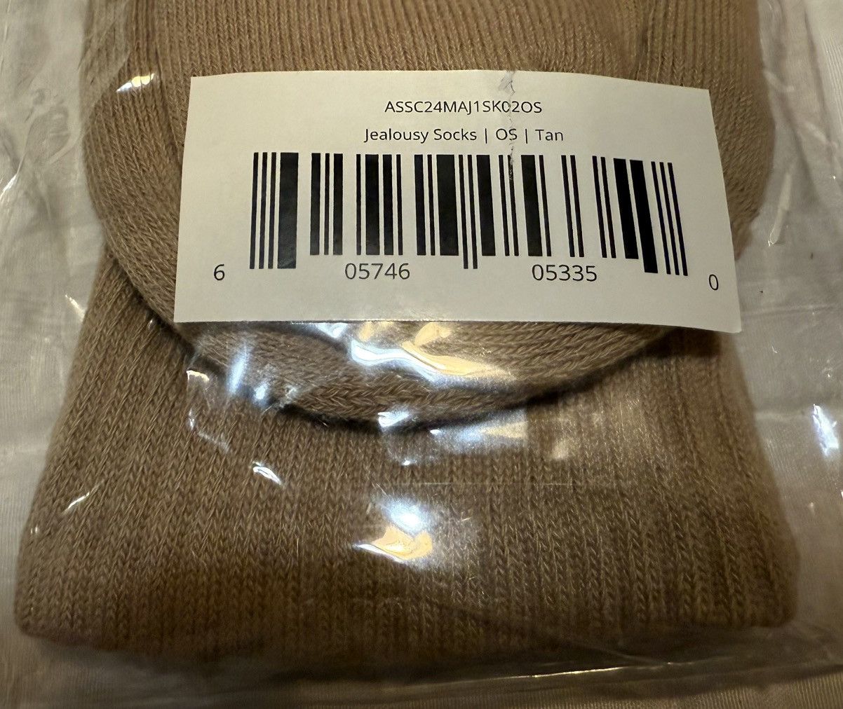 Anti Social Social Club AntiSocialSocialClub “Jealousy” Socks - Brown Size ONE SIZE - 3 Thumbnail