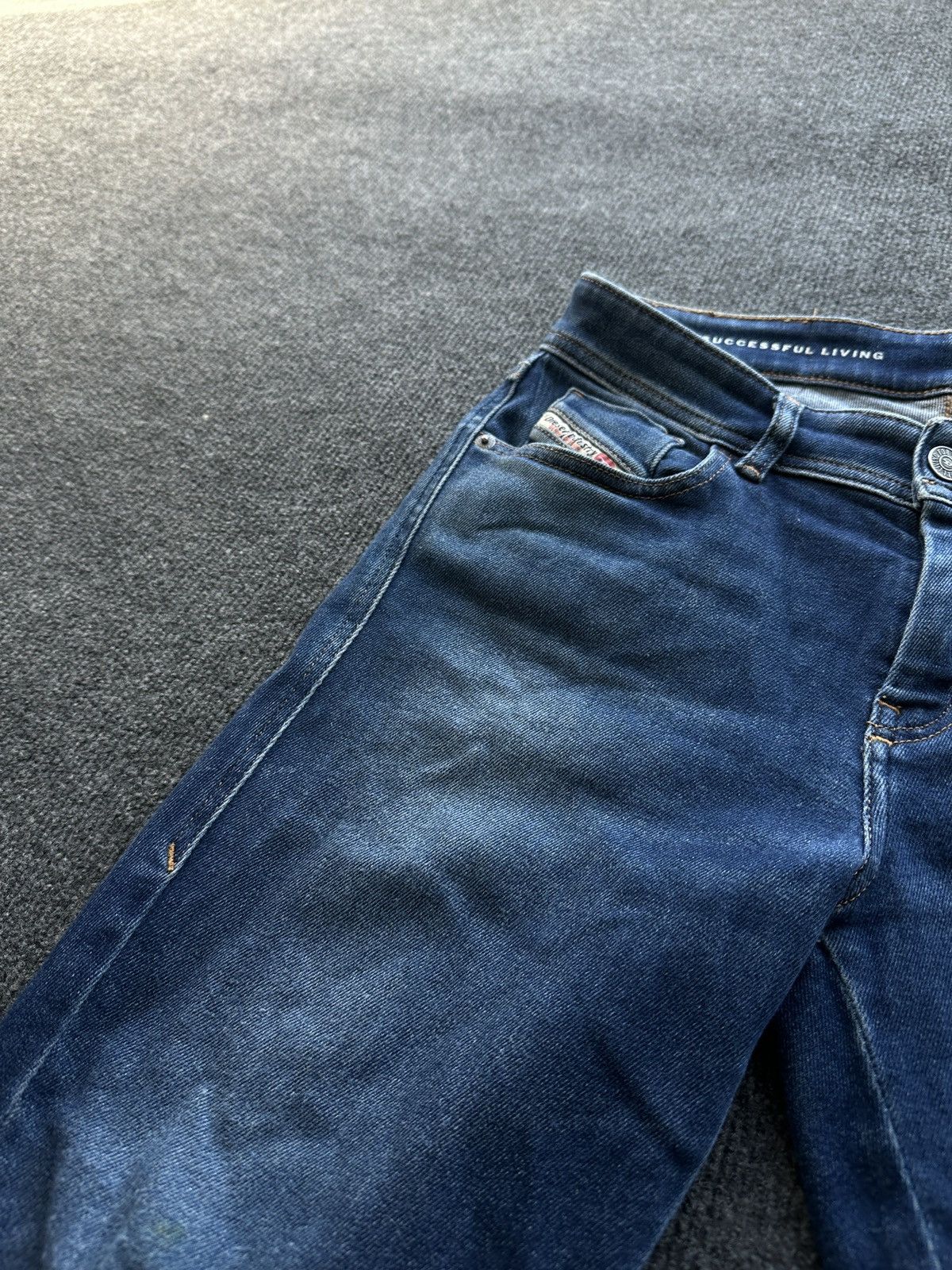 Diesel 🚨 DIESEL AVANT GARDE GOTHIC WOMEN JEANS LOGO IFSIXWASNINE Size 29" - 4 Thumbnail