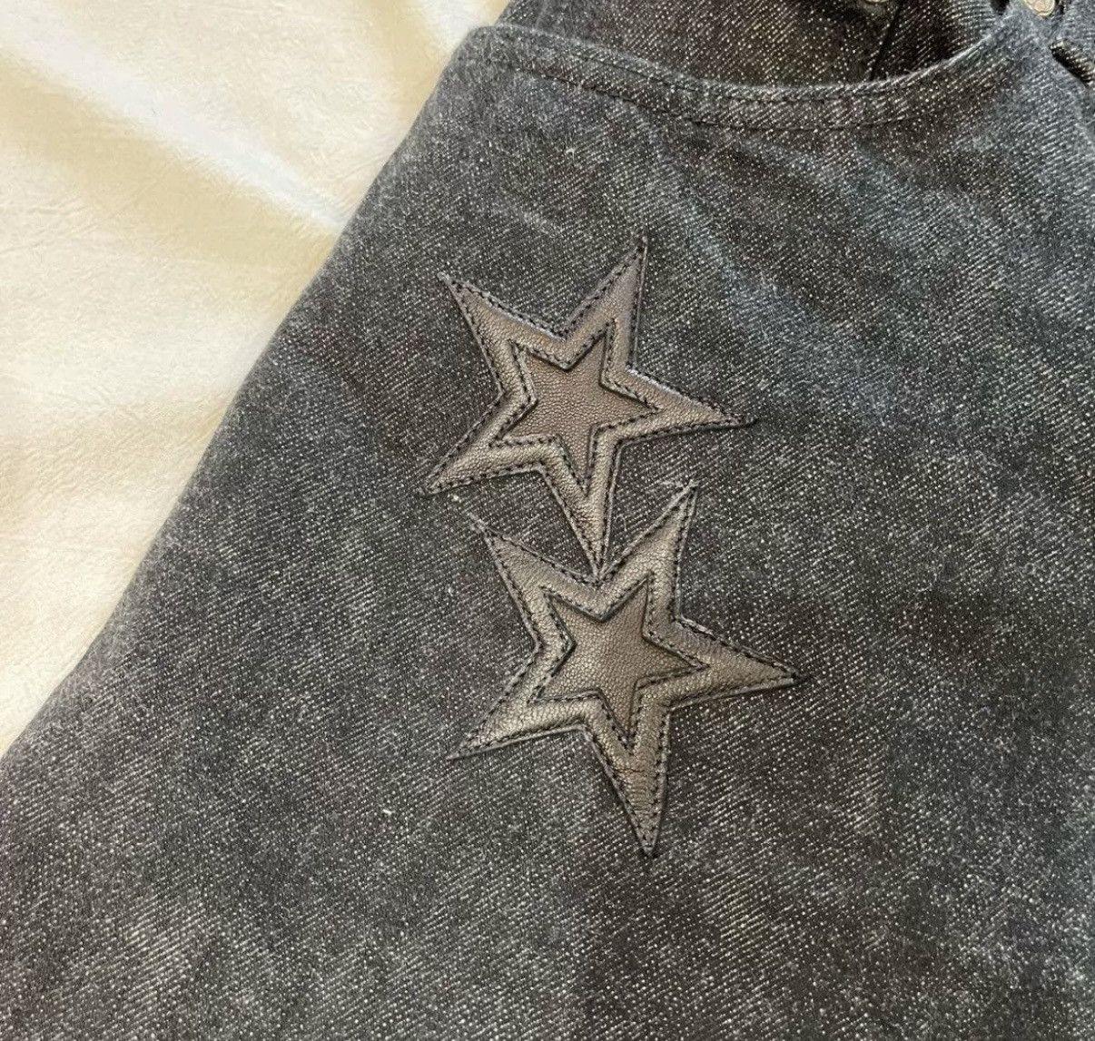 Chrome Hearts Chrome hearts star patchwork jeans Size US 34 / EU 50 - 7 Thumbnail