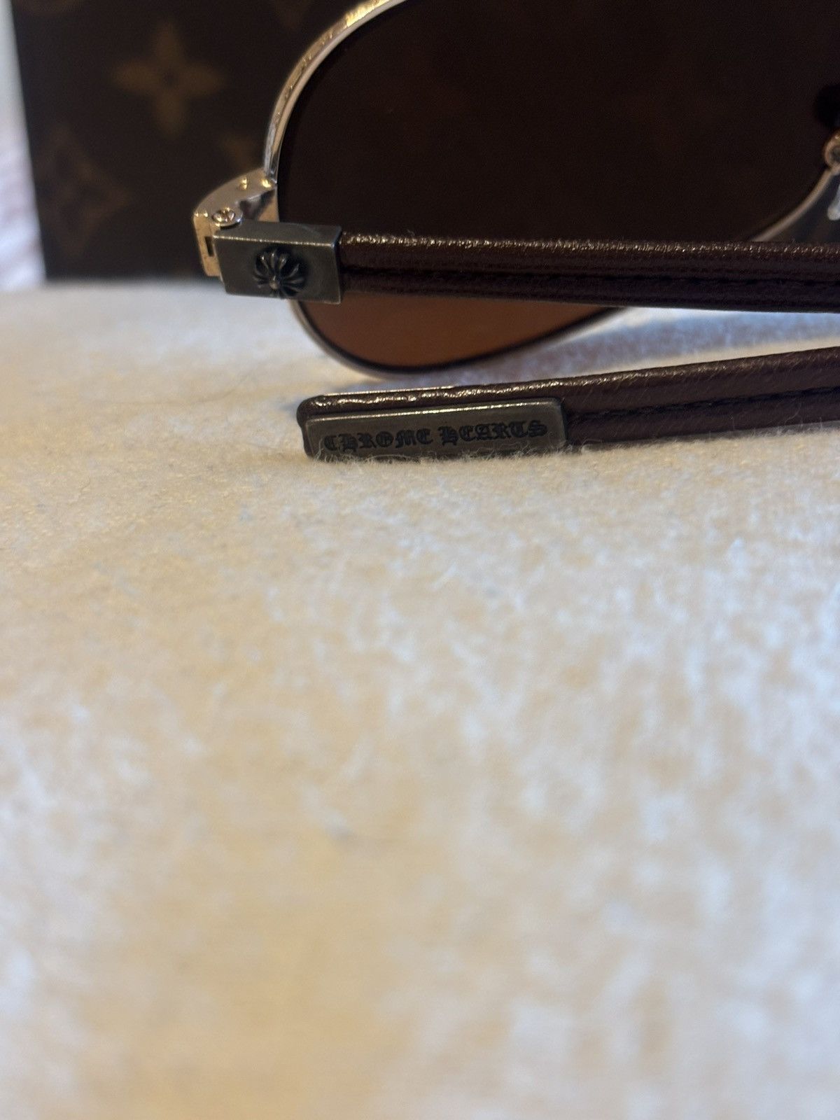 Chrome Hearts Chrome Hearts “Red Riot” aviator sunglasses. Size ONE SIZE - 14 Thumbnail