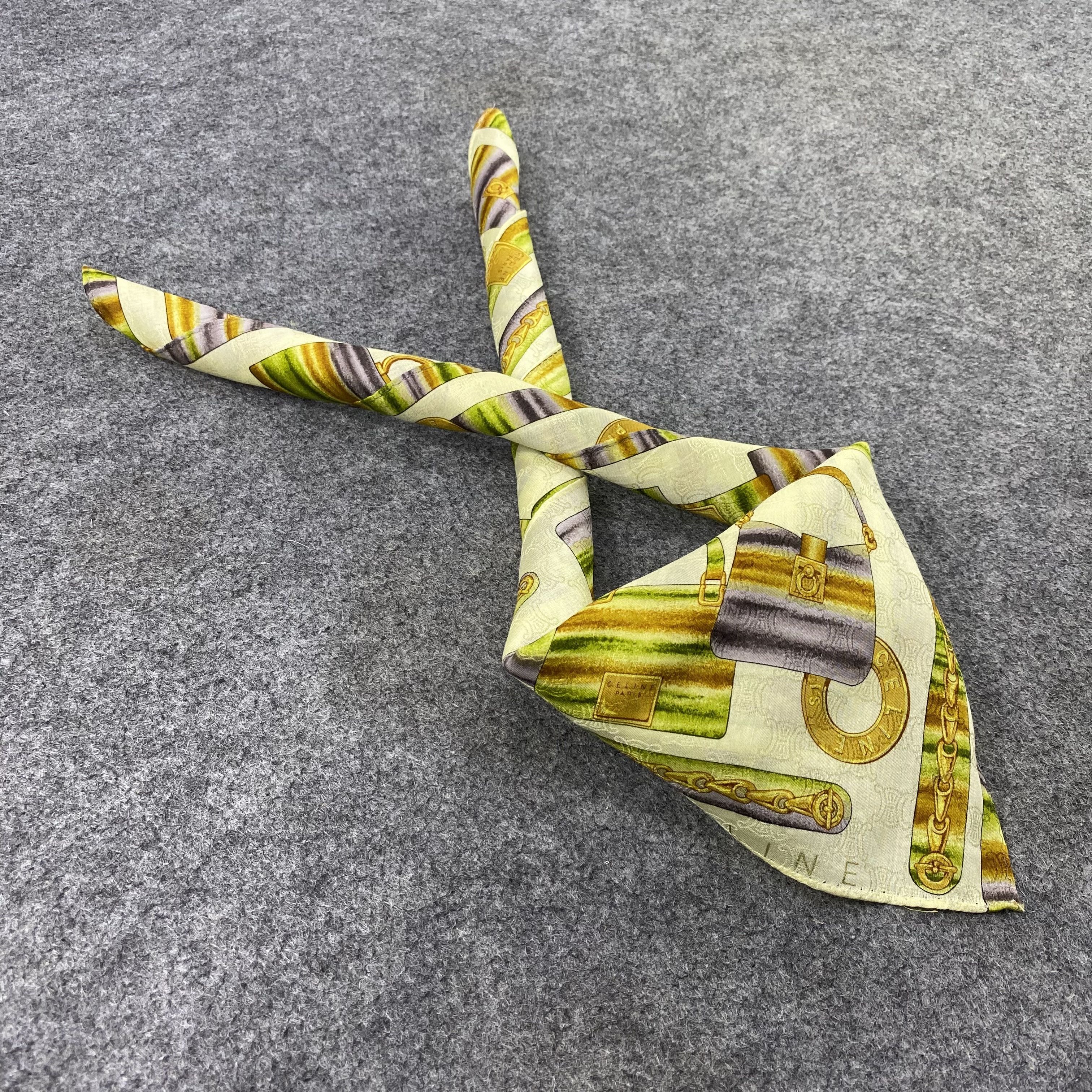 Celine Celine Handkerchief Neckerchief Bandana-B1771 Size ONE SIZE - 1 Thumbnail