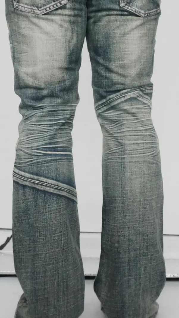 Japanese Brand Rare Vintage EDGE RUPERT Patchwork Lowrise Jeans Size US 31 - 6 Thumbnail