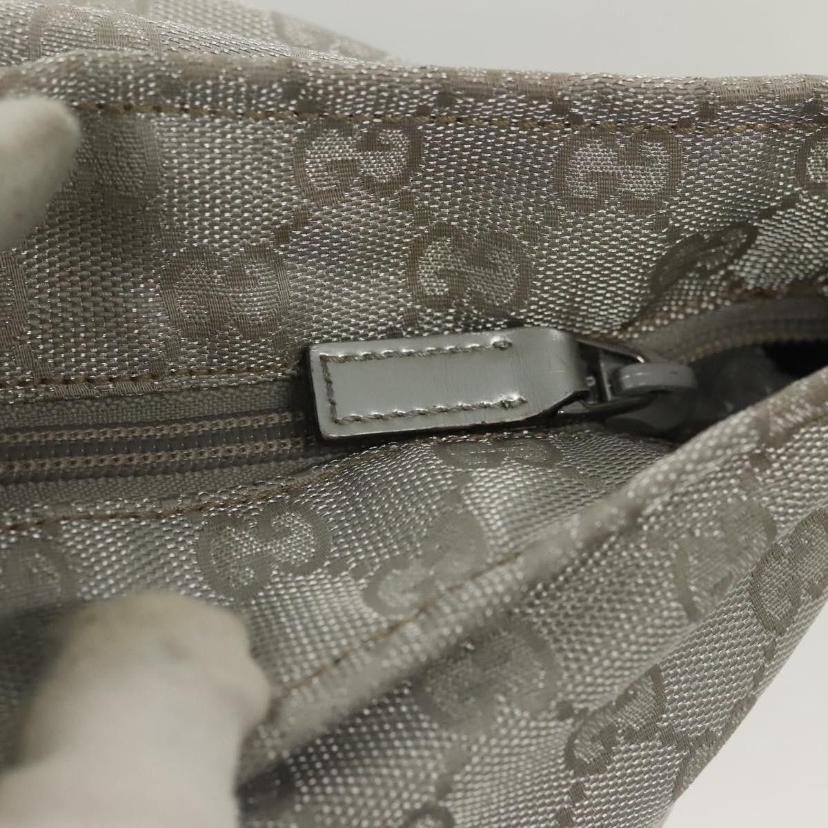 Gucci GUCCI GG Canvas Tote Bag Silver Size ONE SIZE - 15 Thumbnail
