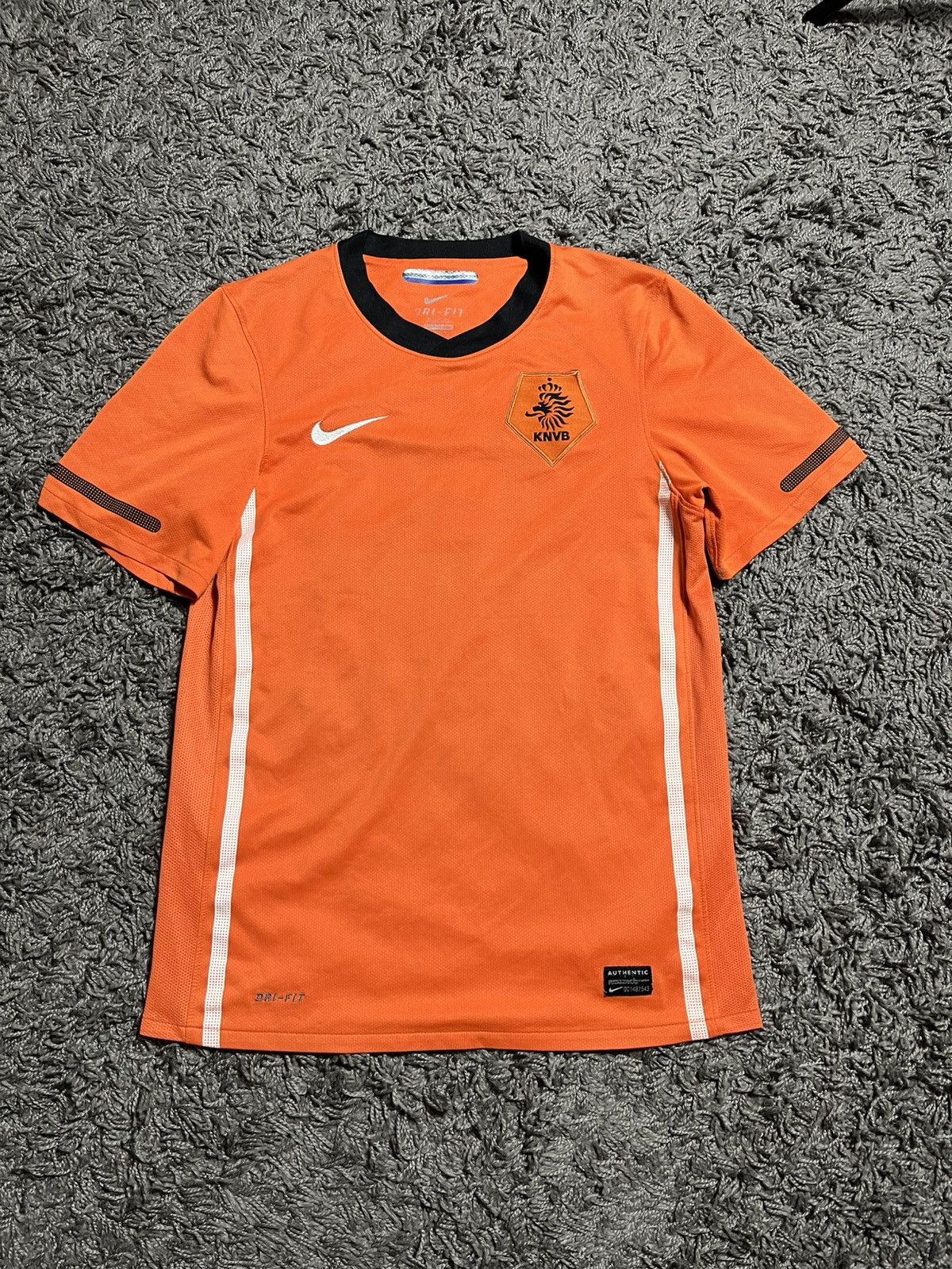 Nike NIKE NETHERLANDS FOOTBALL SOCCER JERSEY 2010/12 TRIKOT Size US S / EU 44-46 / 1 - 1 Thumbnail