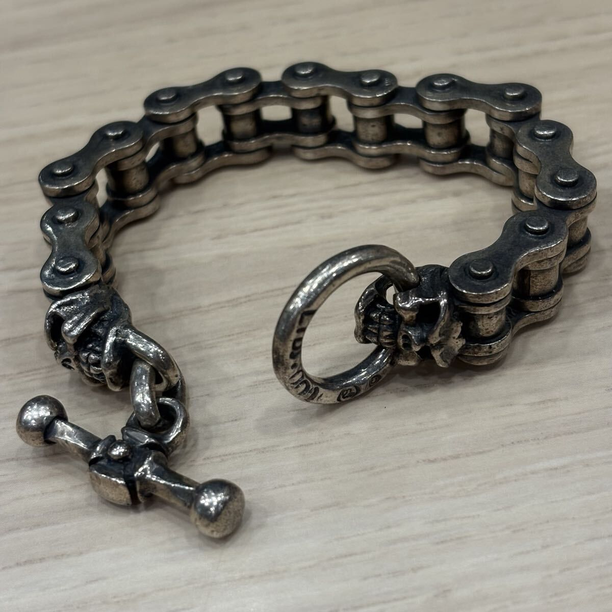 Other Travis Walker Drive Chain Custom Silver Bracelet Serial Size ONE SIZE - 1 Thumbnail