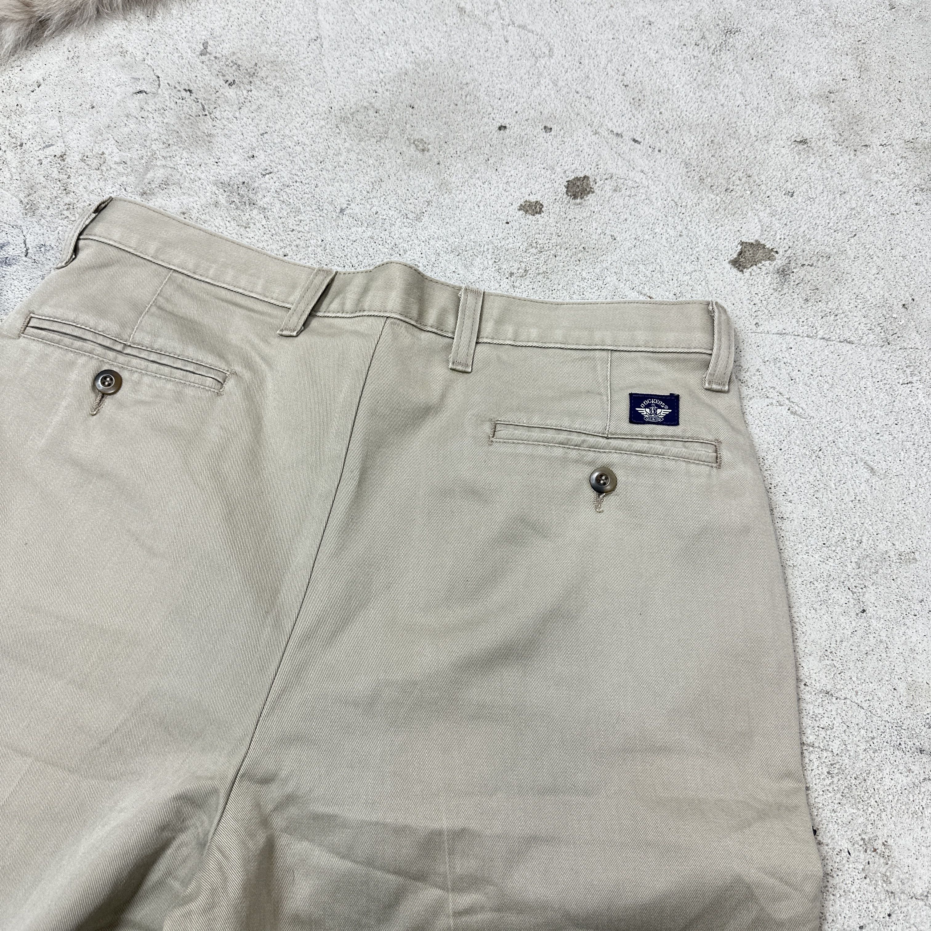 Dockers Vintage Wide Leg Straight Dockers Chino Trousers 00s Size US 34 / EU 50 - 2 Thumbnail