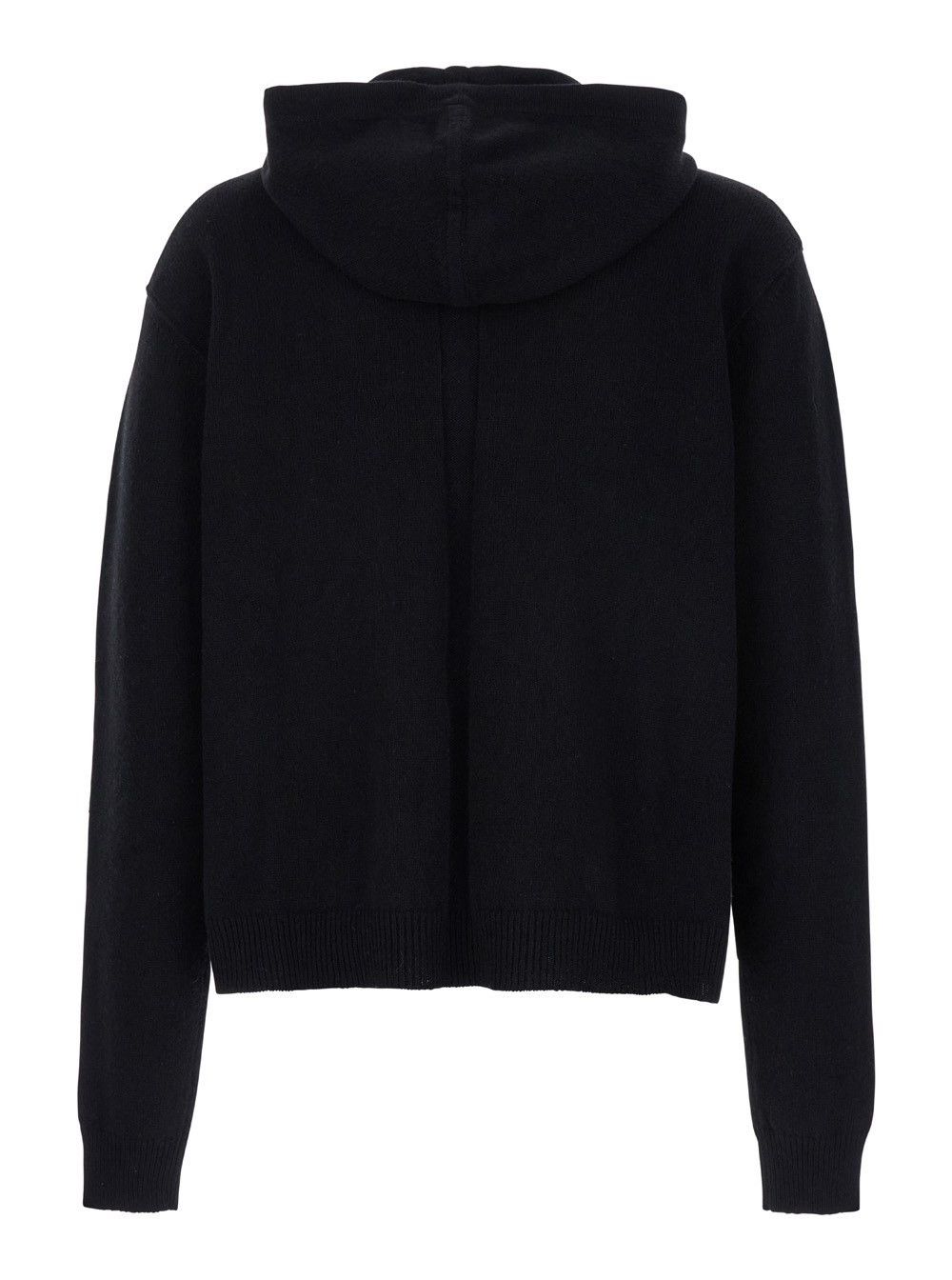 Rick Owens Rick Owens FW24 Black Cashmere Knit Zip Hoodie Size US XL / EU 56 / 4 - 5 Thumbnail
