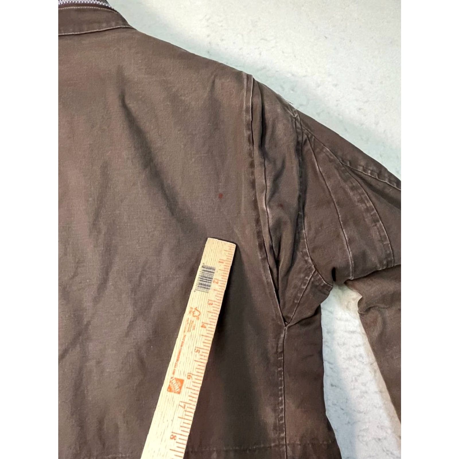 Calvin Klein VINTAGE Calvin Klein Canvas Jacket Mens Size 40 Brown Field Utility 100% Cotton Size US XXS / EU 40 - 6 Thumbnail