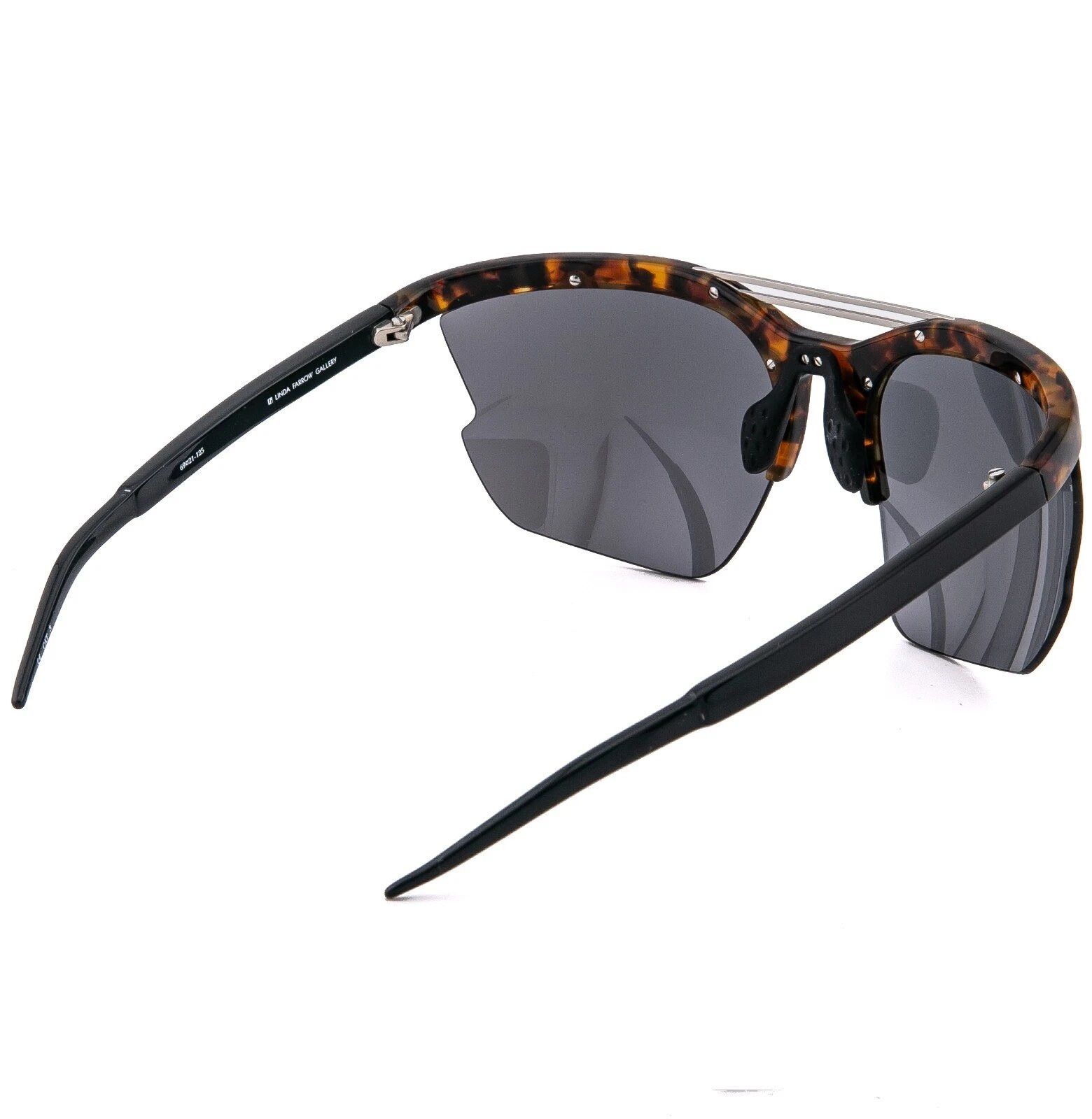 Linda Farrow LINDA FARROW Prabal Gurung Visor Mask Black Brown Sport PG21 Size ONE SIZE - 3 Thumbnail