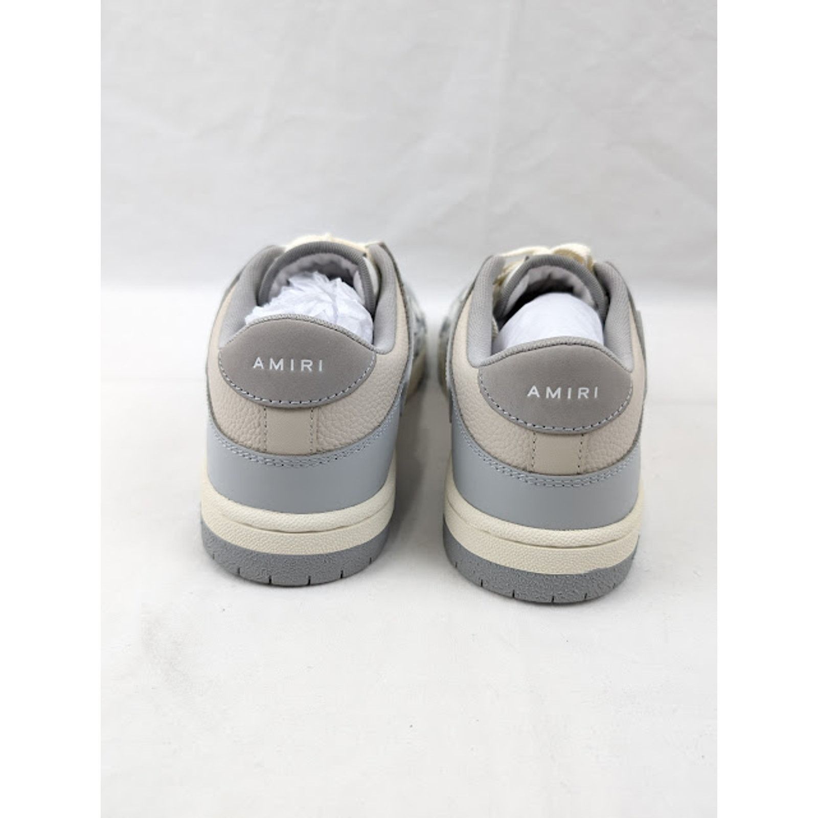 Amiri o1rshd1 Skelton Low-Top Sneakers in Grey Size US 12 / EU 45 - 17 Thumbnail