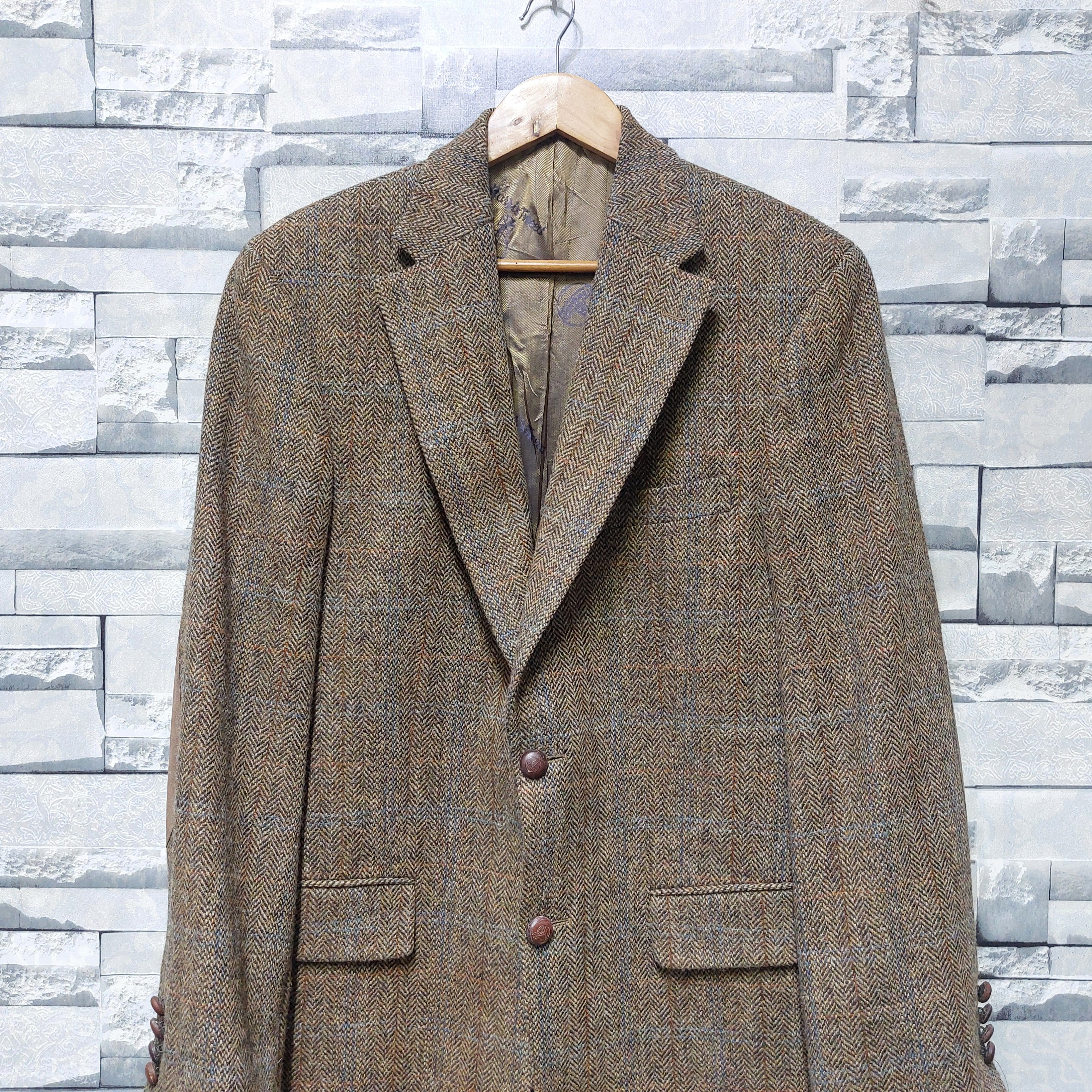 Harris Tweed Harris Tweed Blazer Jacket Size US L / EU 52-54 / 3 - 2 Thumbnail