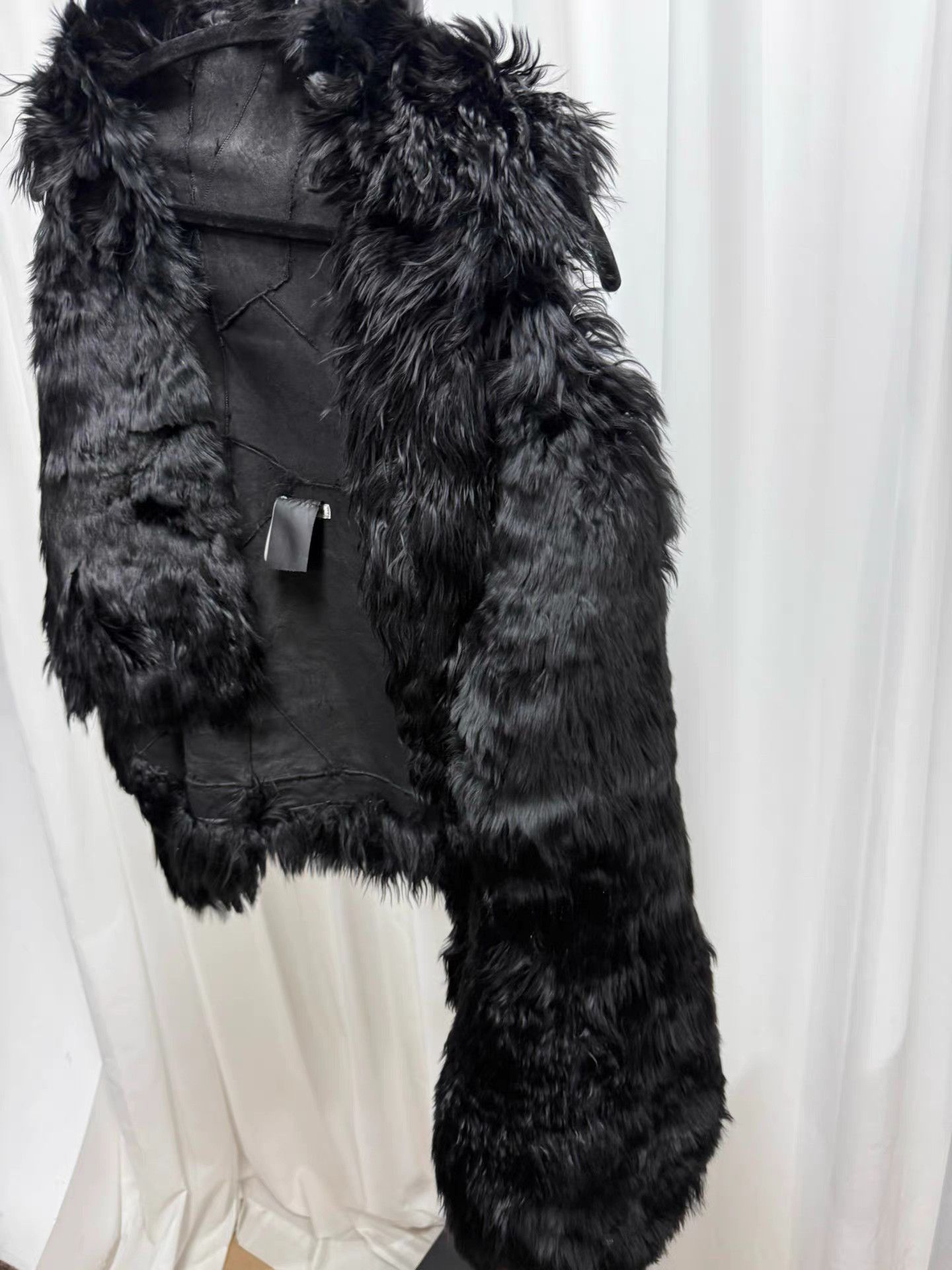 Ann Demeulemeester Ann Demeulemeester Fur Panel Three-Hole Vest Cape K20 Size US S / EU 44-46 / 1 - 3 Thumbnail