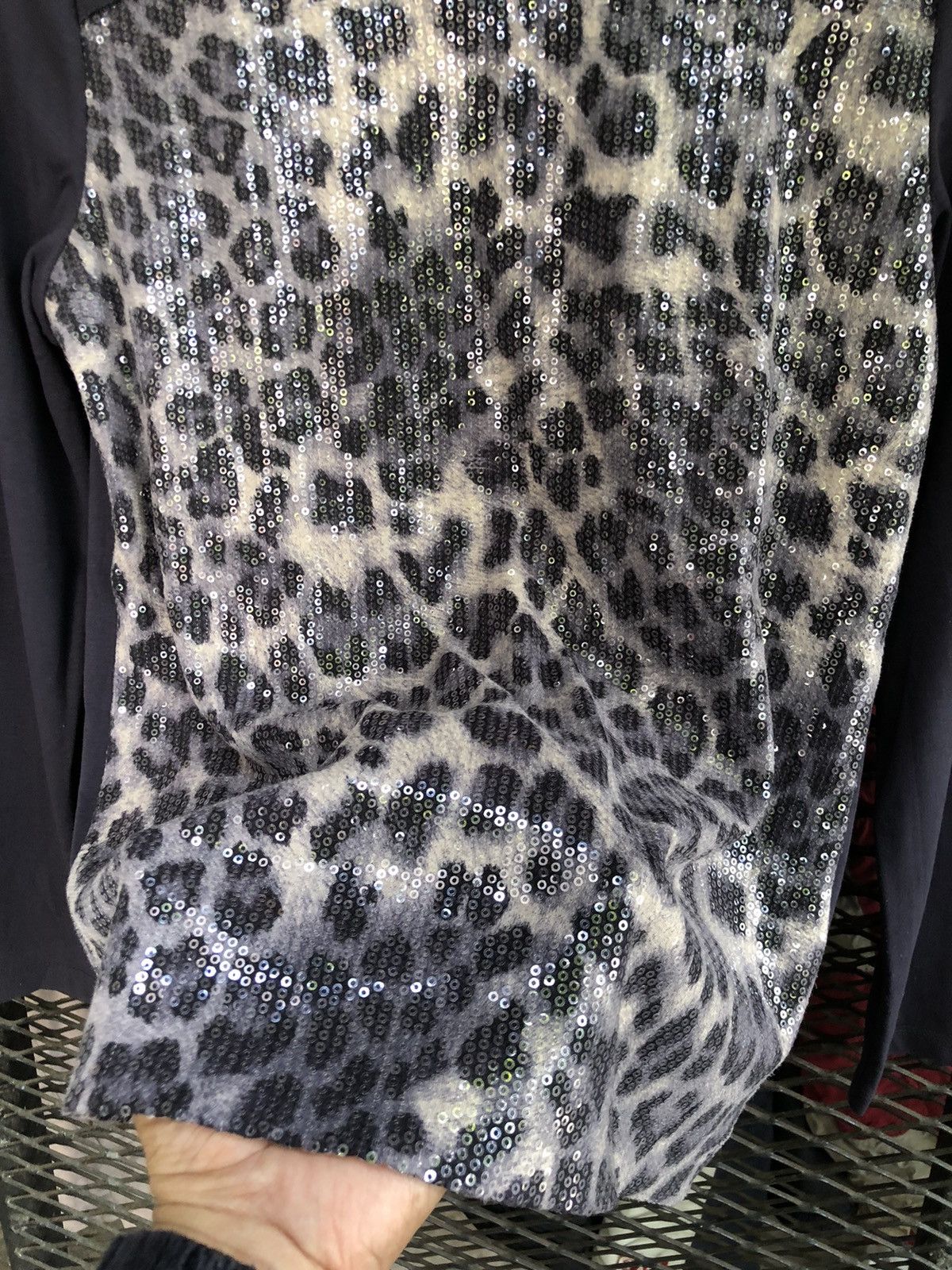 If Six Was Nine × Japanese Brand × Le Grande Bleu (L.G.B.) CROCO LONGSLEEVE LEOPARD LGBSTYLE Size M / US 6-8 / IT 42-44 - 3 Thumbnail