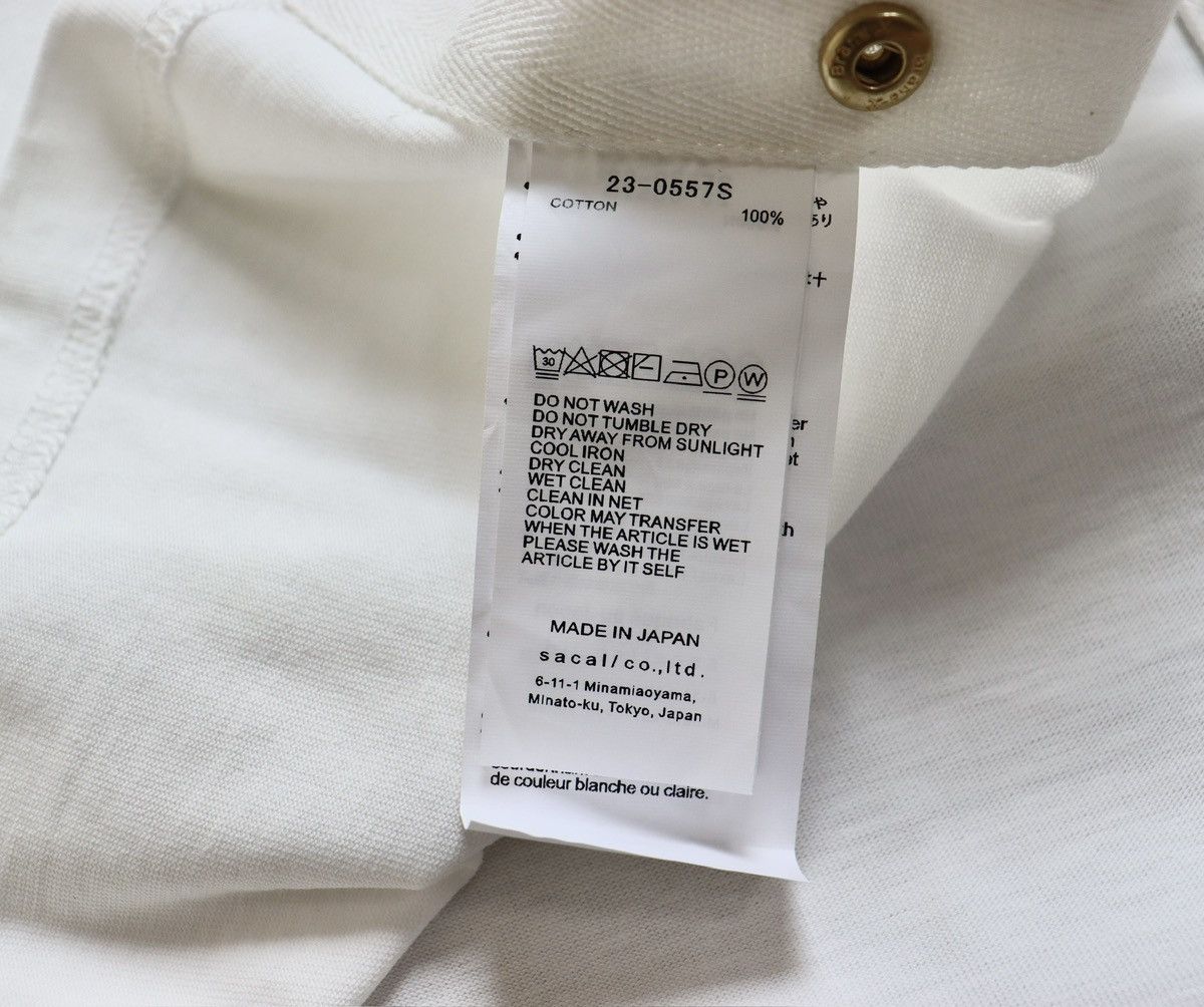 Sacai Sacai x Carhartt 23fw T-shirt Size US S / EU 44-46 / 1 - 10 Thumbnail