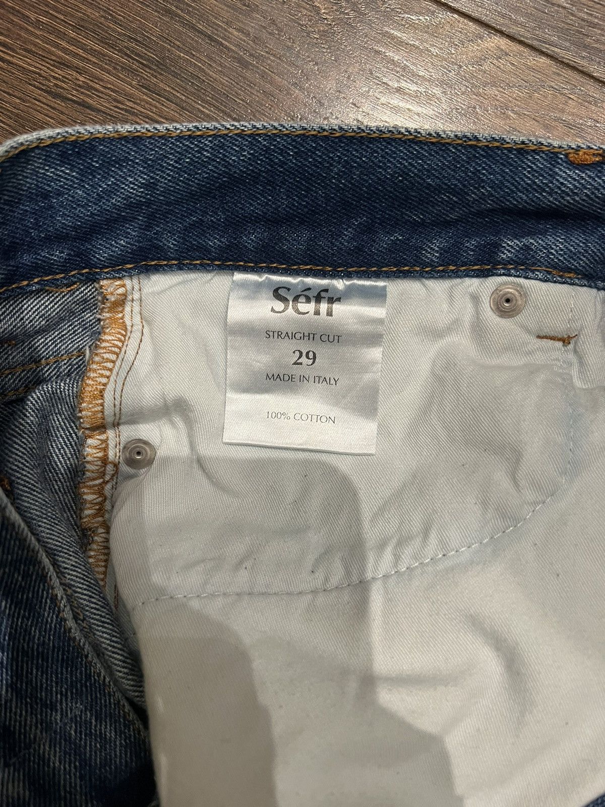 Sefr Sefr Straight Cut Jeans Size US 29 - 8 Thumbnail