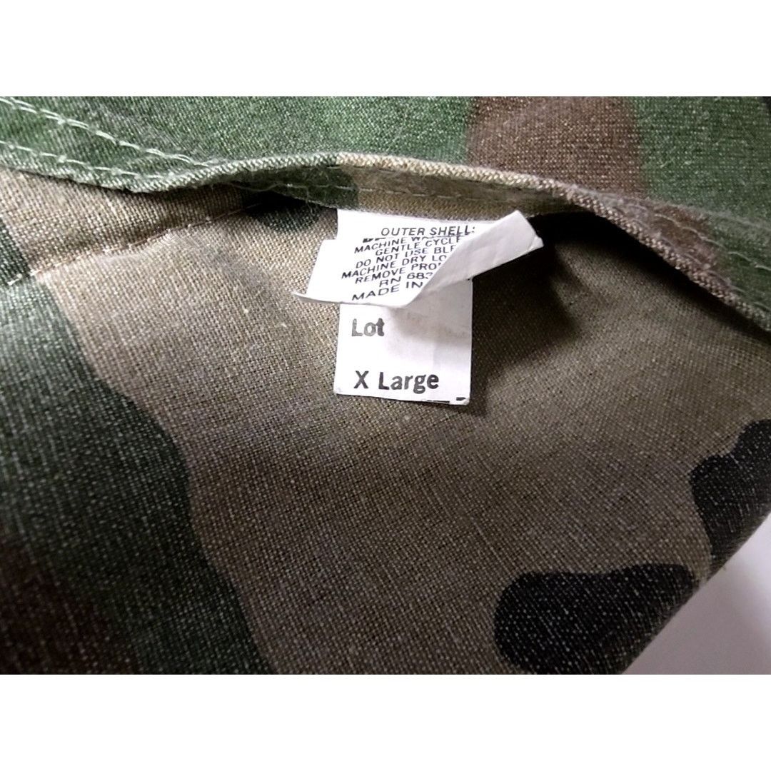 Vintage Vintage Camo Hunting Vest Camouflage Orange Reversible Gear Size US L / EU 52-54 / 3 - 8 Thumbnail