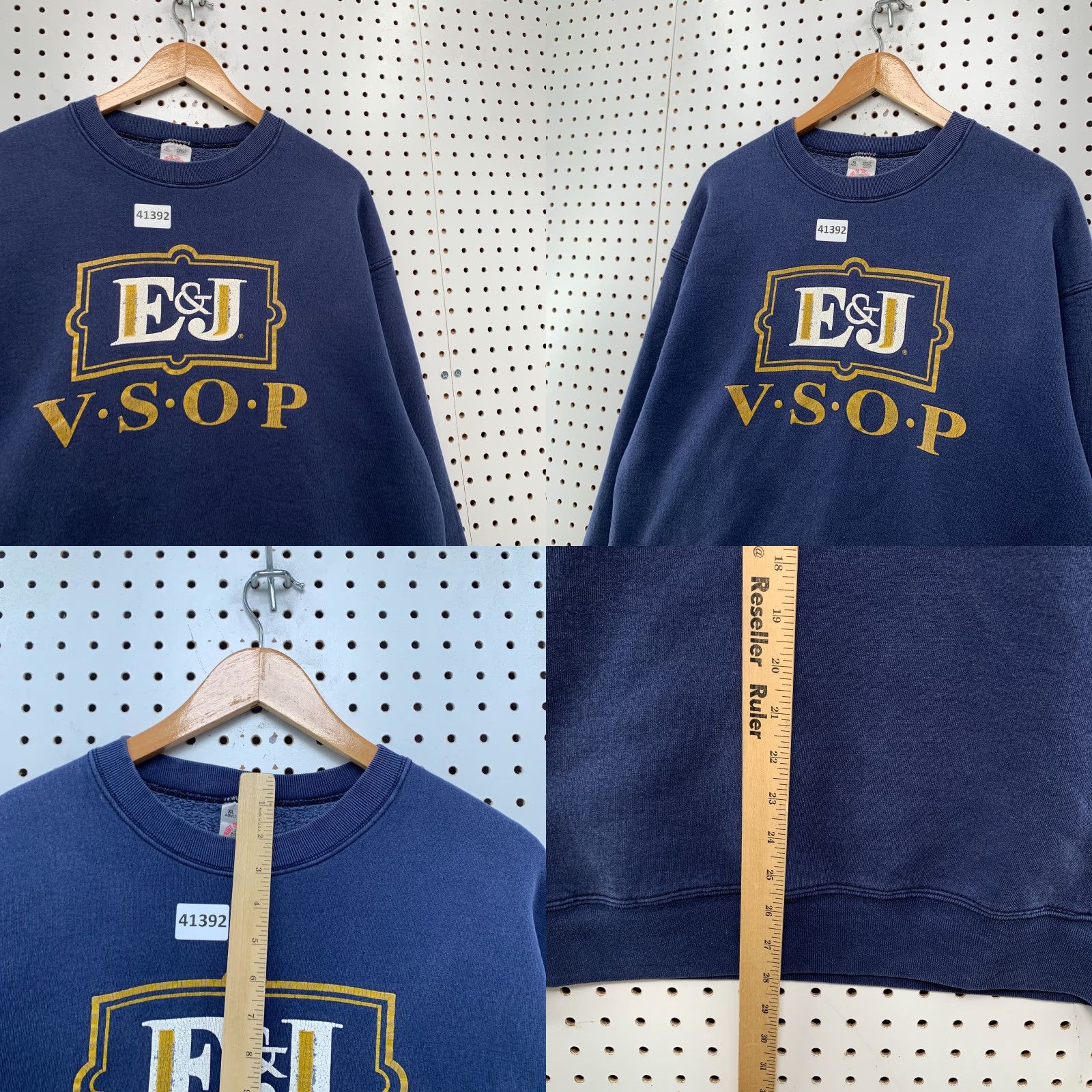 Fruit Of The Loom VINTAGE Fruit of the Loom Crewneck Sweatshirt Mens XL Blue Heavyweight 80s 90s USA Graphic Print Sweatshirt Men Size US XL / EU 56 / 4 - 8 Thumbnail